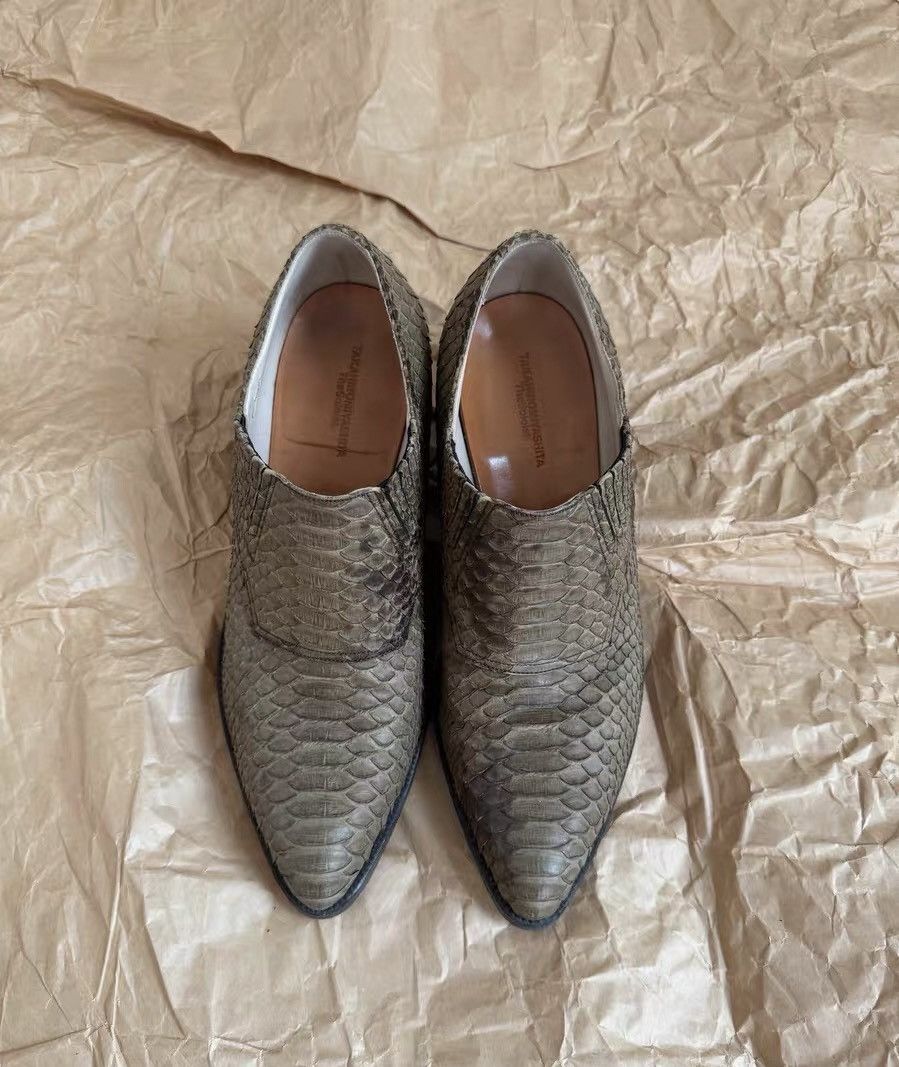 Takahiromiyashita The Soloist. TAKAHIROMIYASHITA THE SOLOIST crocodile pattern high heels Size US 8 / EU 41 - 3 Thumbnail