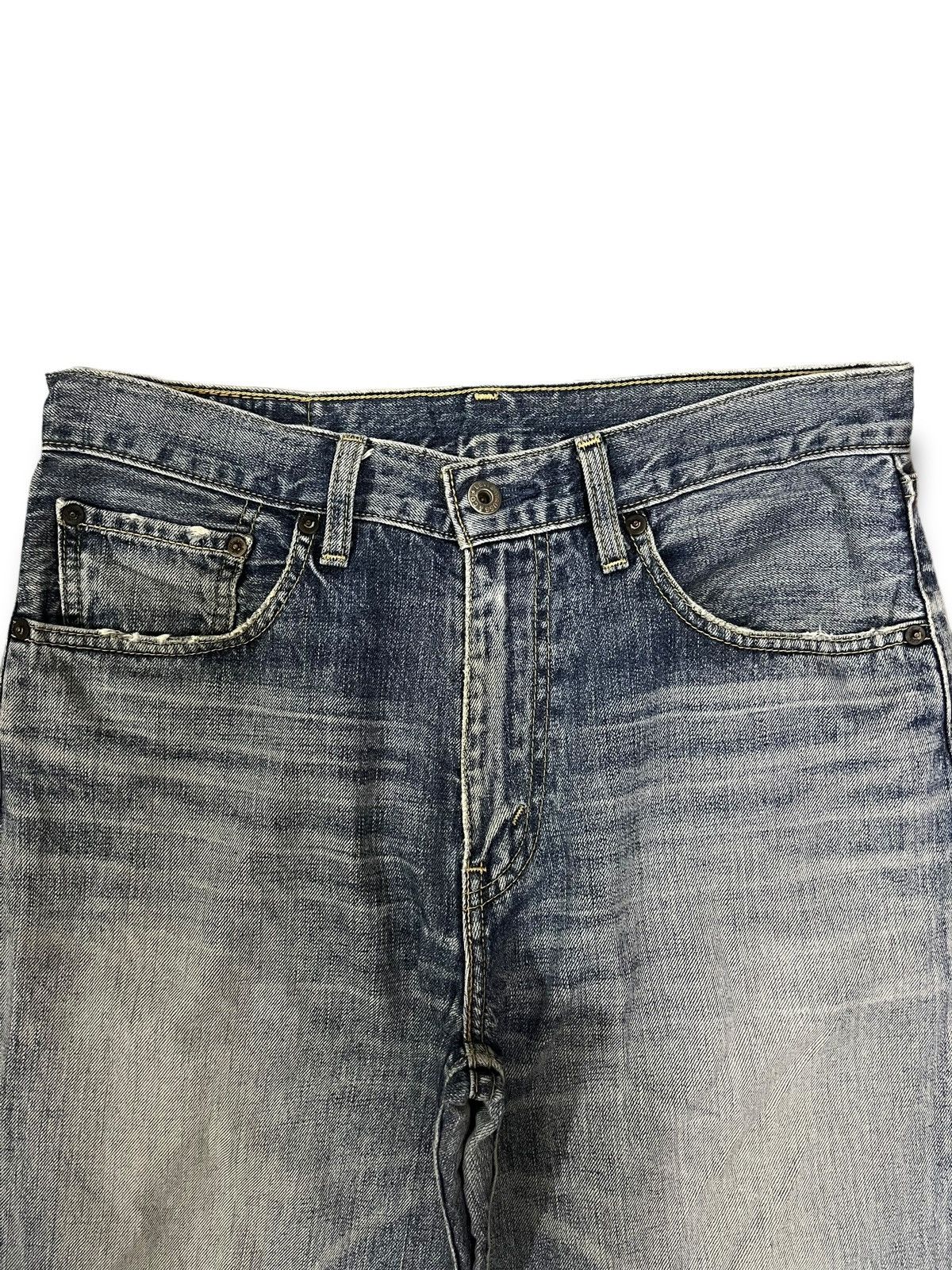 Levi's Vintage 90s Levis 502 Light Wash Distressed Baggy Jeans Size US 32 / EU 48 - 4 Thumbnail