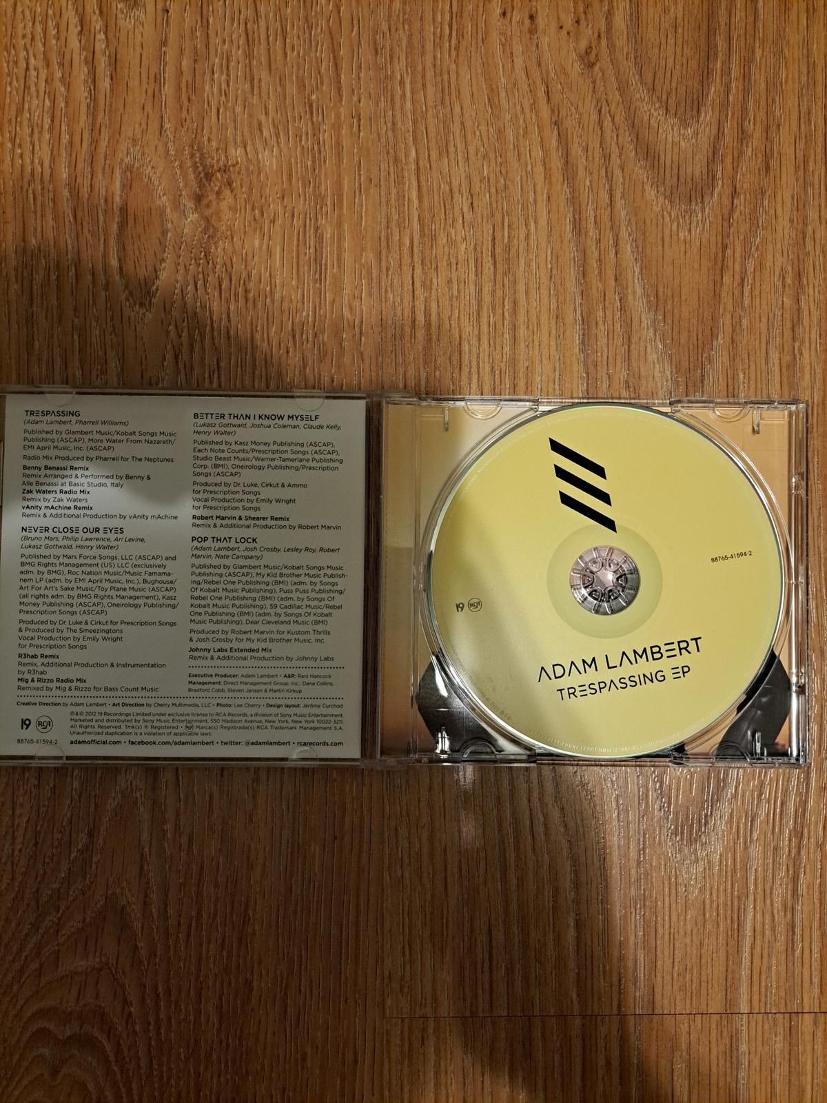 Other COMPLETE Adam Lambert Trespassing EP CD Great Condition Size ONE SIZE - 3 Thumbnail