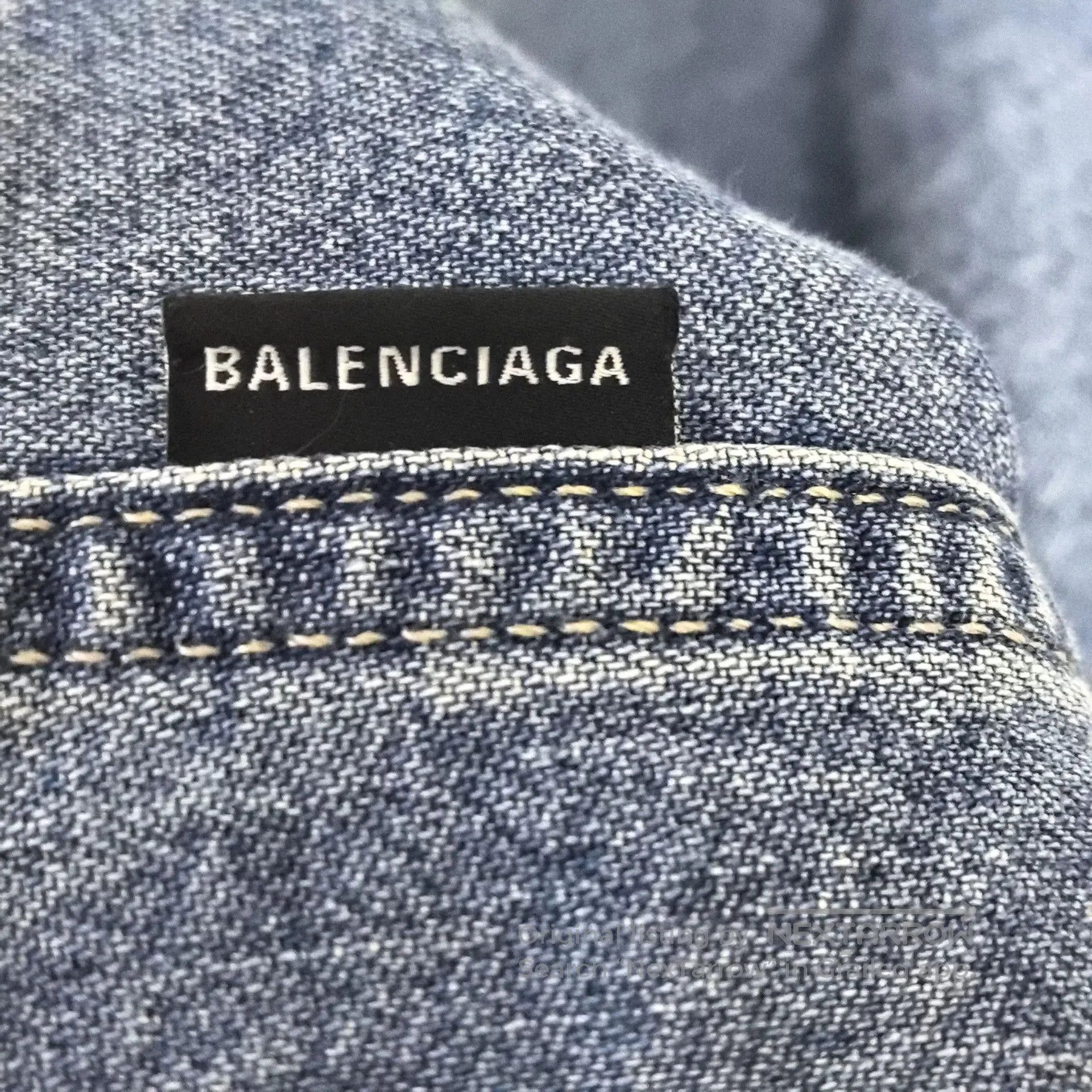 Balenciaga Balenciaga Washed Distressed Denim Vest. Size S / US 4 / IT 40 - 7 Thumbnail