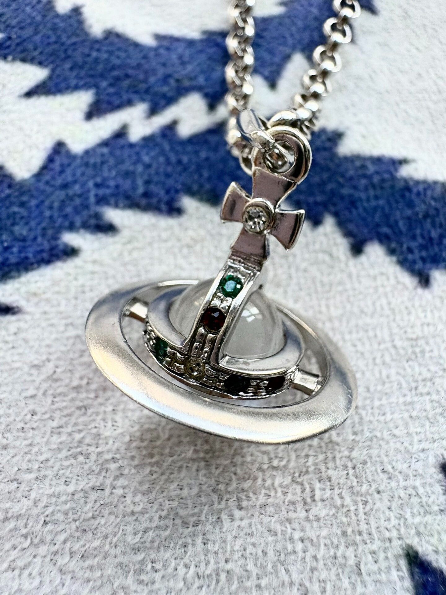 Vivienne Westwood Vivienne Westwood Vintage 925 Silver Orb Necklace Size ONE SIZE - 1 Thumbnail