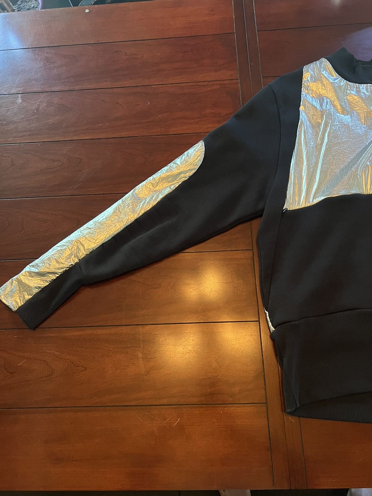 Oakley Oakley by Samuel Ross Metallic Panel Half-Zip Sweatshirt Size US L / EU 52-54 / 3 - 5 Thumbnail