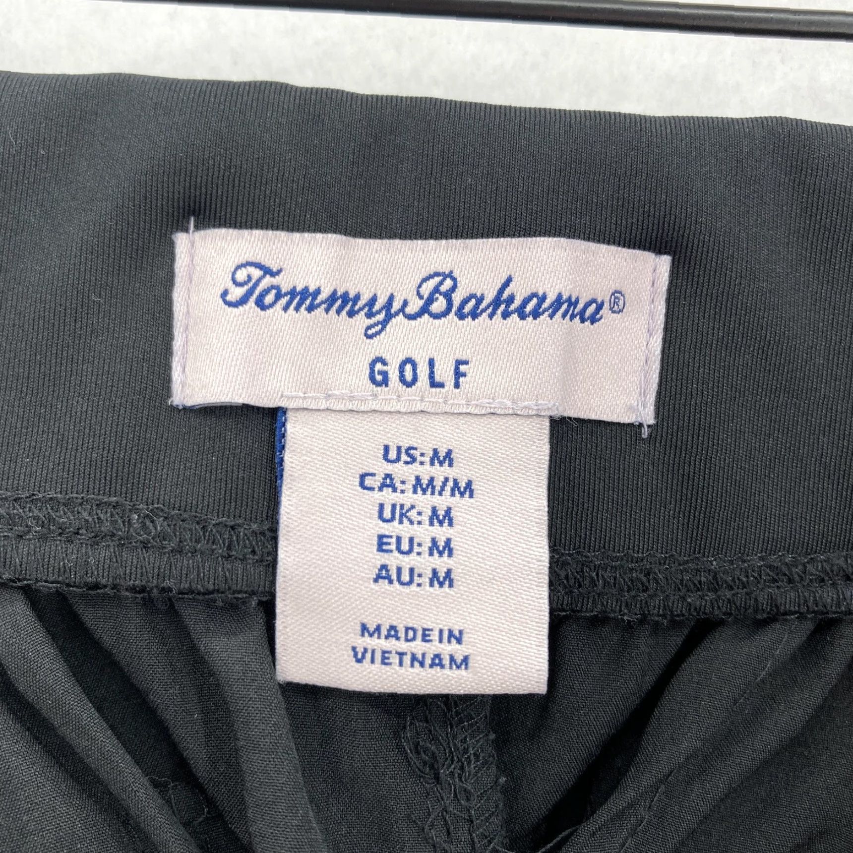 Tommy Bahama Tommy Bahama Golf Pants Womens Medium Black Performance Stretch Tapered Ankle Size 32" / US 10 / IT 46 - 4 Thumbnail
