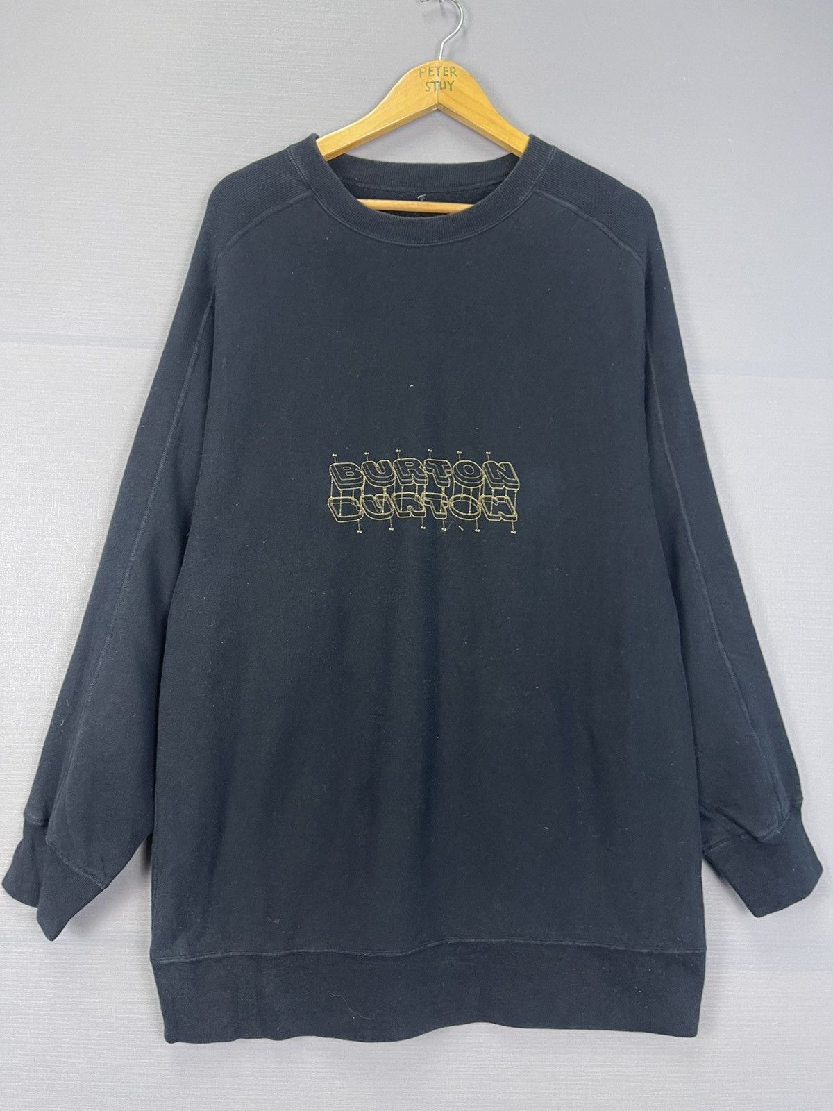 Burton × Vintage Burton Snowboard Logo Sweatshirt Size US L / EU 52-54 / 3 - 2 Thumbnail