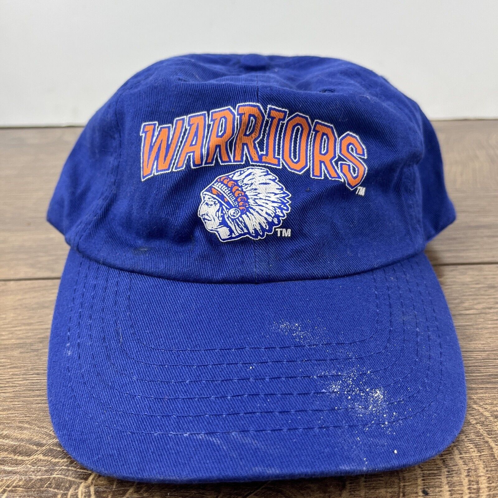 Other Warriors Hat Warriors Blue Hat Adjustable Adult Size Hat Blu Size ONE SIZE - 3 Thumbnail