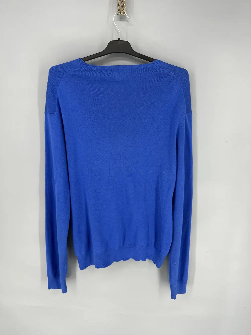 Band Tees Vintage Polo Ralph Lauren V-Neck Sweater 90s Navy Size US XL / EU 56 / 4 - 8 Thumbnail