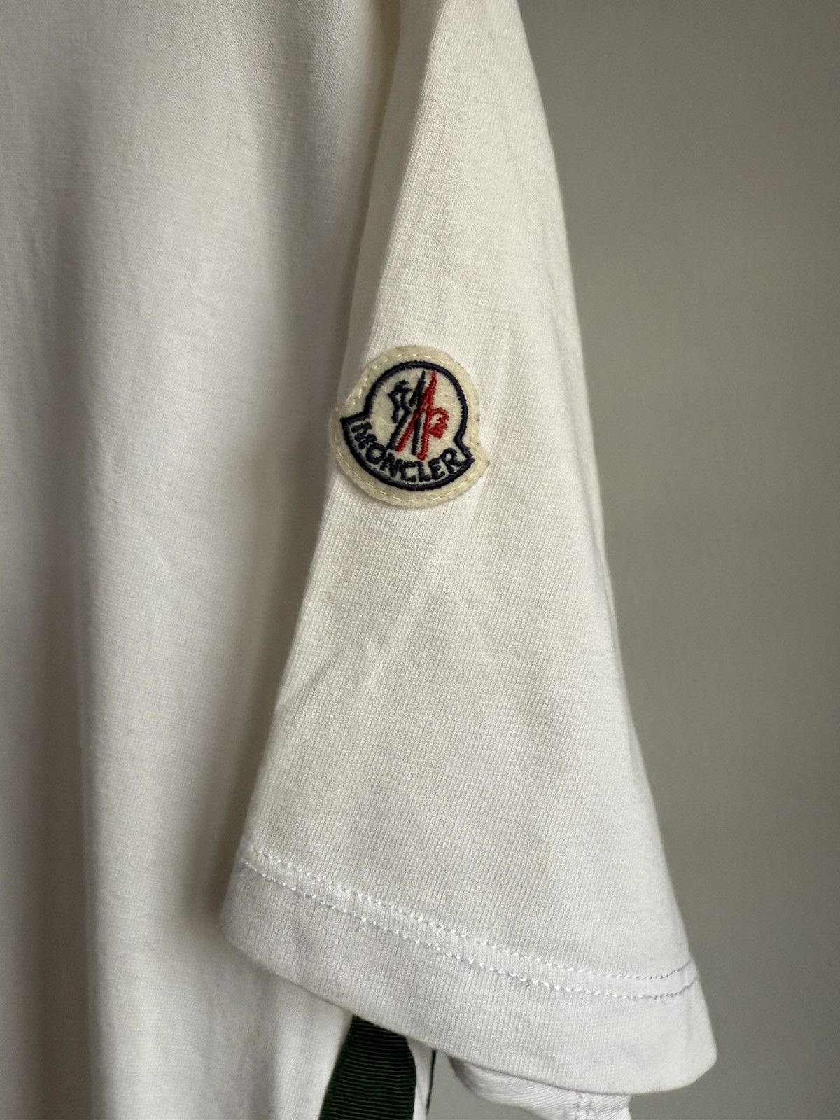 Moncler Moncler Tee Green stripe shirt Size US L / EU 52-54 / 3 - 5 Thumbnail