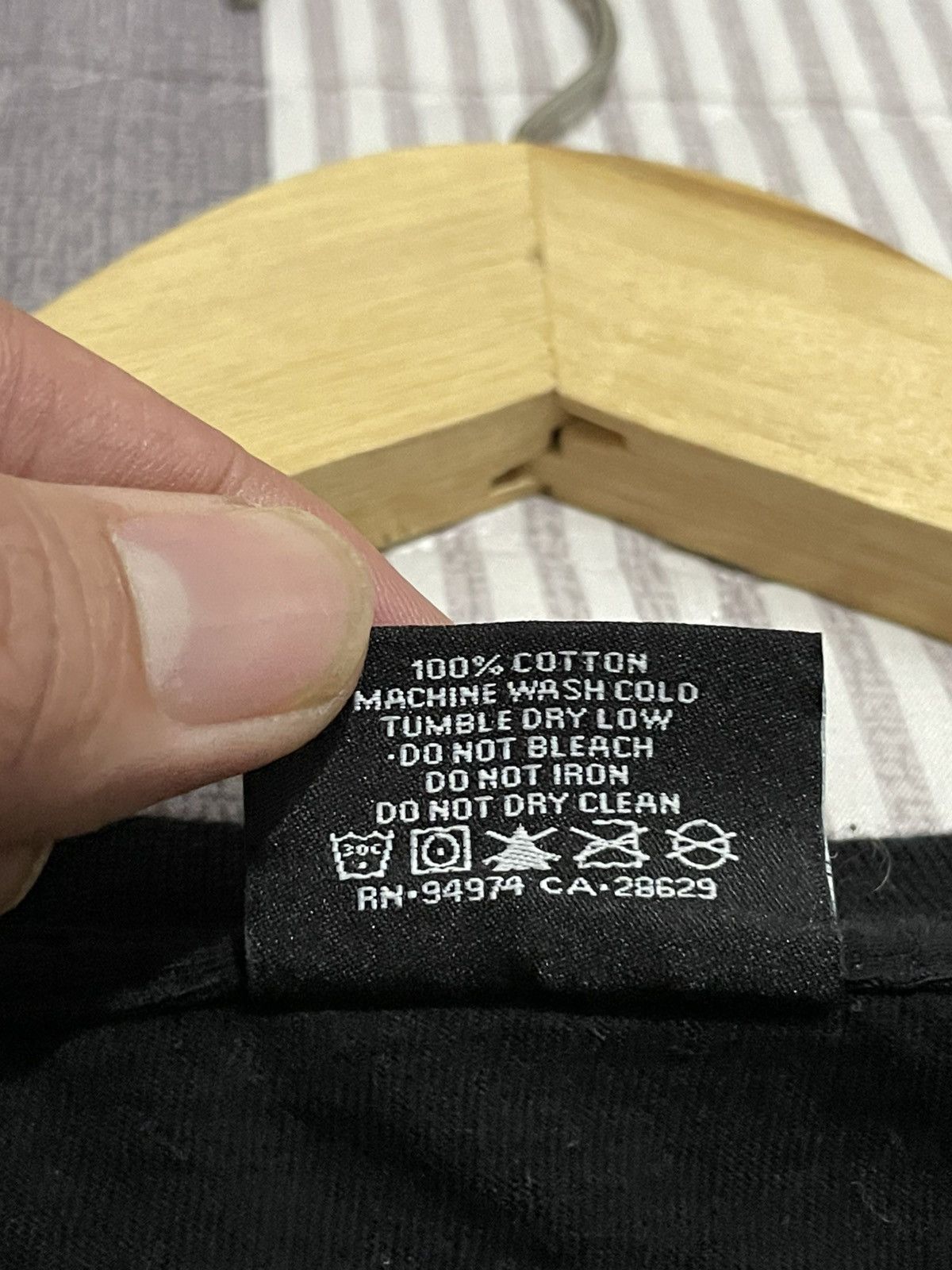 Stussy Stussy lS black big logo Size US XL / EU 56 / 4 - 8 Thumbnail