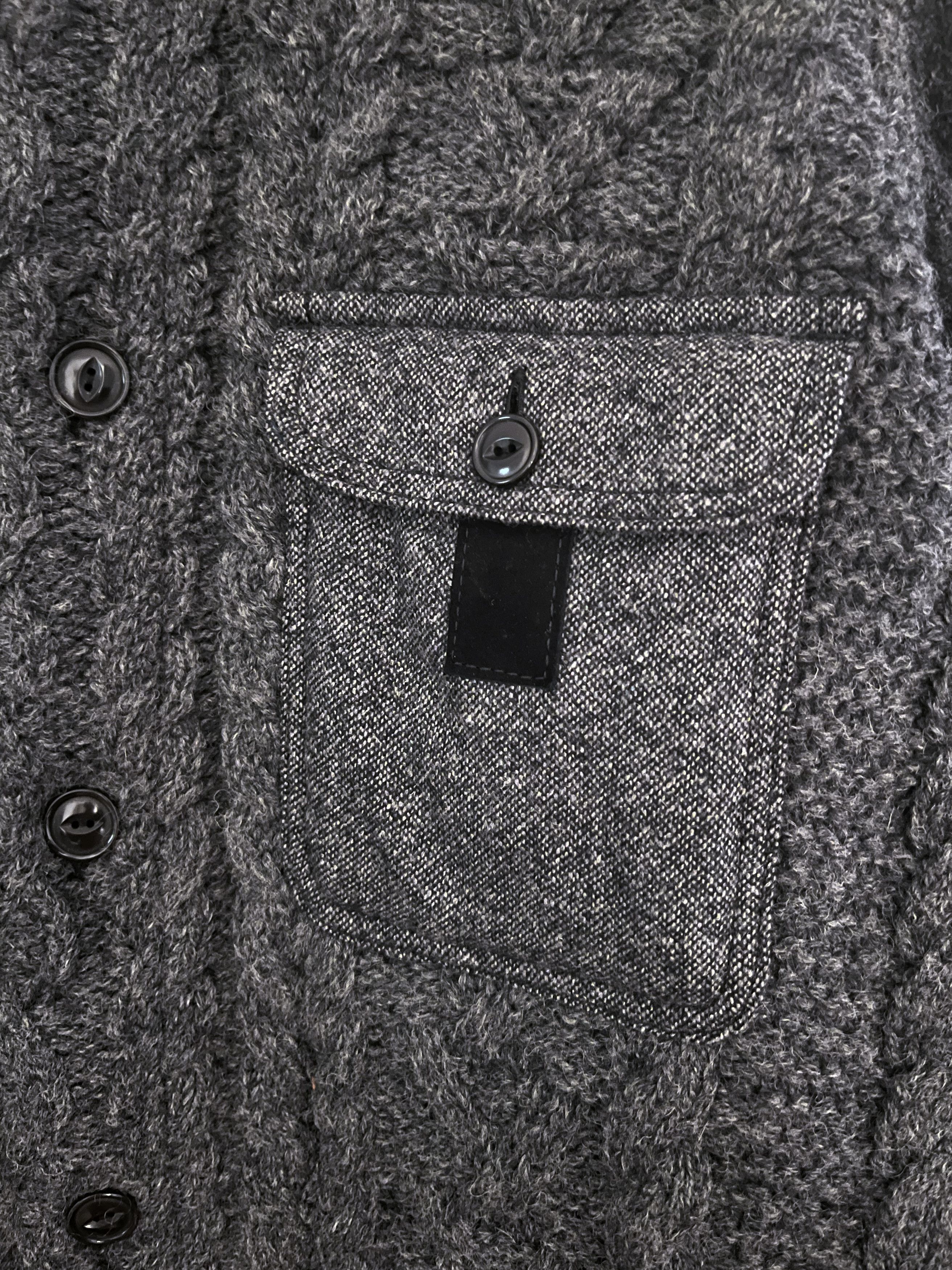 Comme des Garcons Junya Watanabe MAN - Padded wool shirt Size US M / EU 48-50 / 2 - 4 Thumbnail