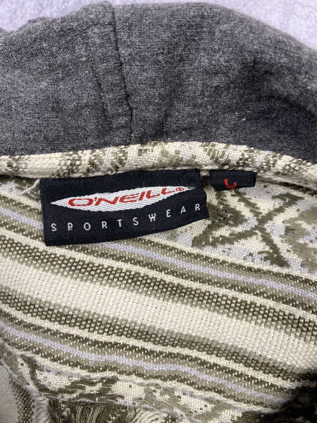 O'Neill Vintage Oneill Flannel Button Up Shirt Hoodie Y2K Surf Skate Size US L / EU 52-54 / 3 - 11 Thumbnail