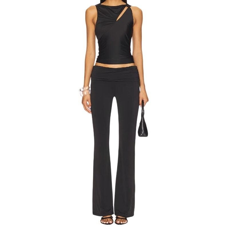 superdown Superdown Casi Pant Set in Black, Size L Size 34" / US 12 / IT 48 - 1 Thumbnail