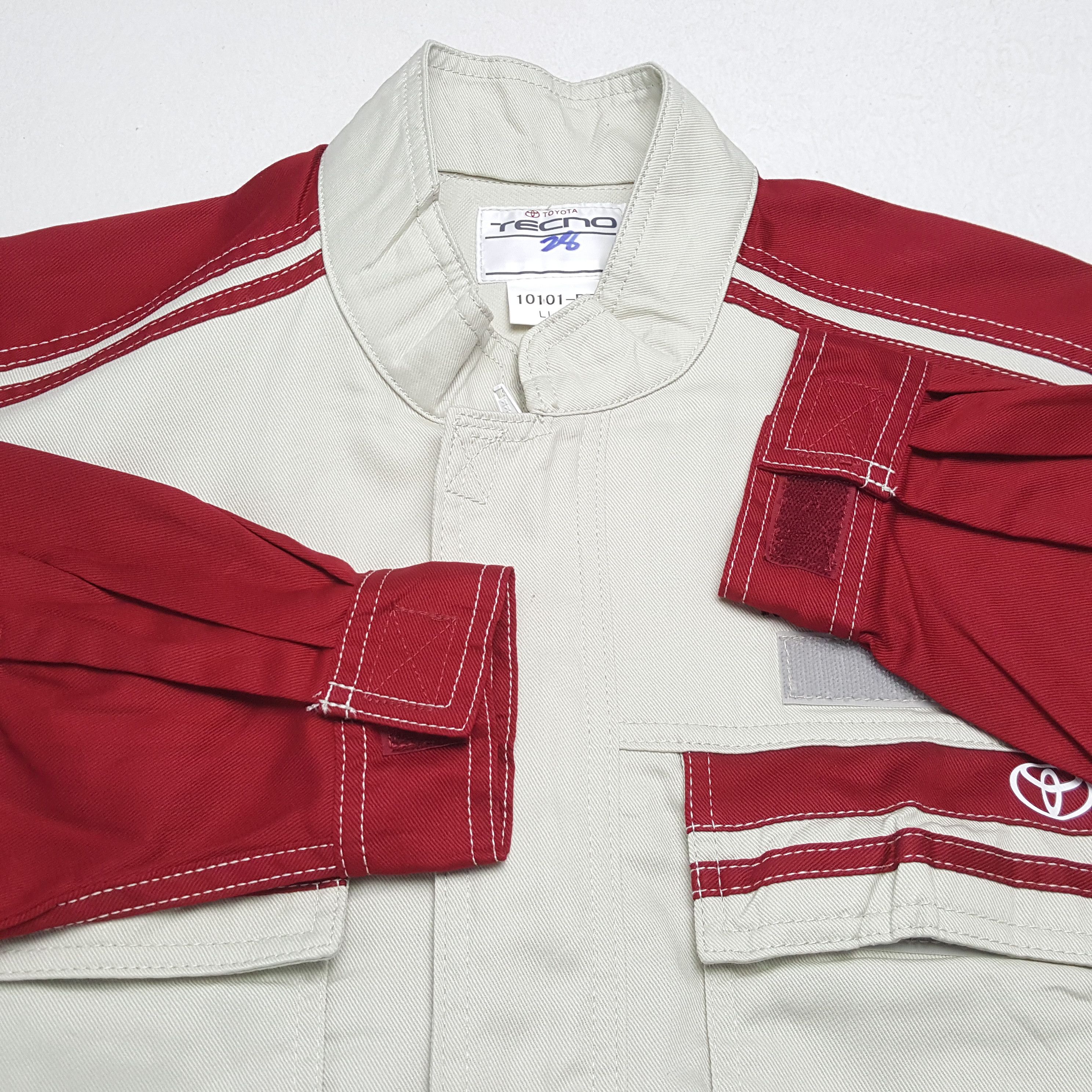 Japanese Brand × Vintage Vintage TOYOTA TECNO Japanese Racing Teams Coverall Jacket Size US M / EU 48-50 / 2 - 14 Thumbnail