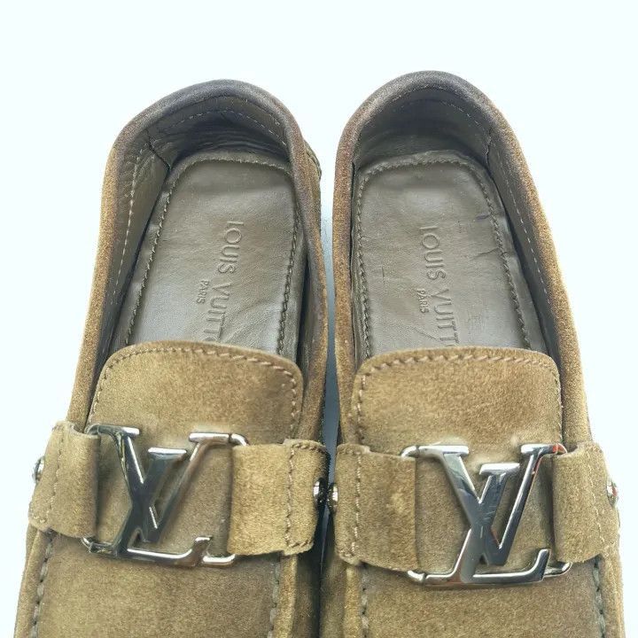 Louis Vuitton Louis Vuitton Brown Suede Moccasin Shoes for Men -2508 Size US 8 / EU 41 - 8 Thumbnail