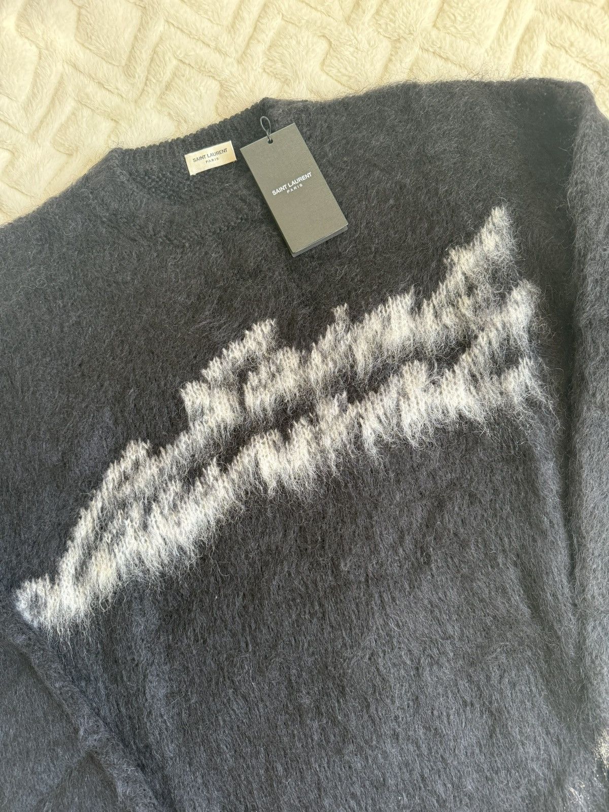 Saint Laurent Paris Saint Laurent 90s Mohair Size US L / EU 52-54 / 3 - 2 Thumbnail