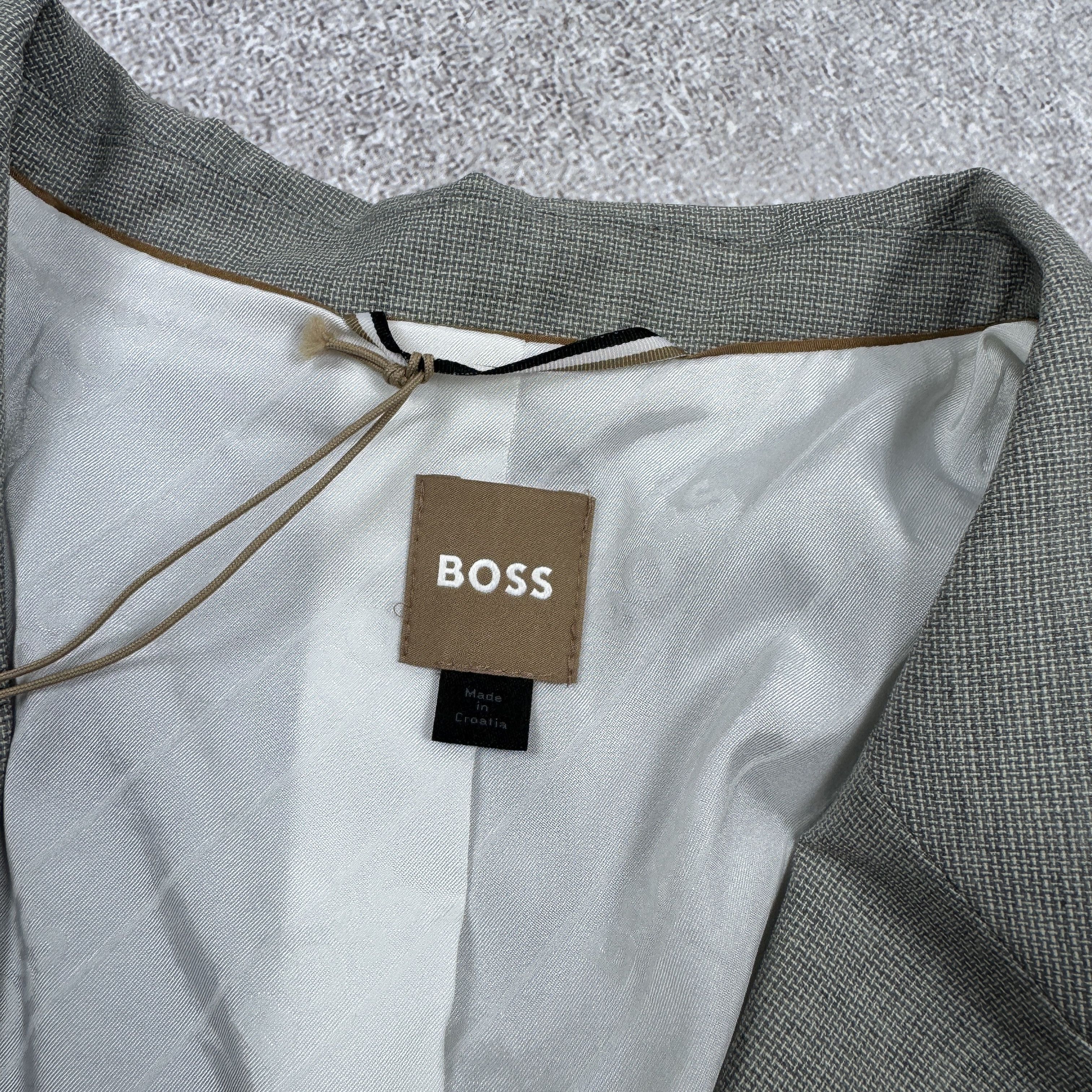 Hugo Boss Hugo Boss Jasewa Virgin Wool Blend Gray Blazer Size 50 / 18 Size XXL / US 16-18 / IT 52-54 - 11 Thumbnail