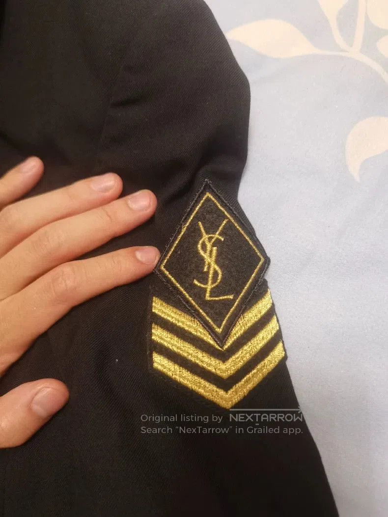 Saint Laurent Paris Saint Laurent Double-Breasted Military Jacket. Size US S / EU 44-46 / 1 - 4 Thumbnail