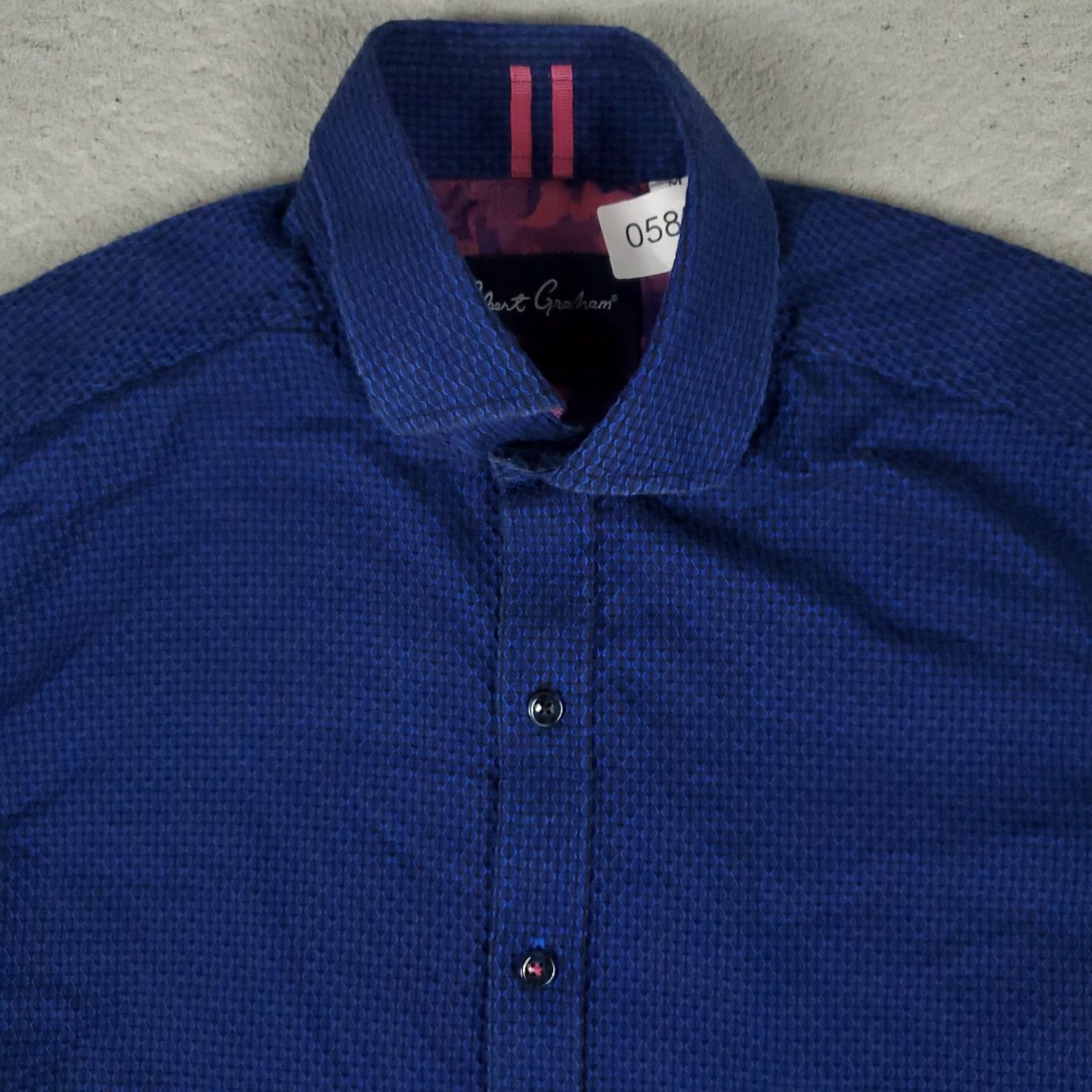 Robert Graham Robert Graham Button-Up Shirt Mens Medium Blue Long Sleeve Casual Classic Size US M / EU 48-50 / 2 - 2 Thumbnail