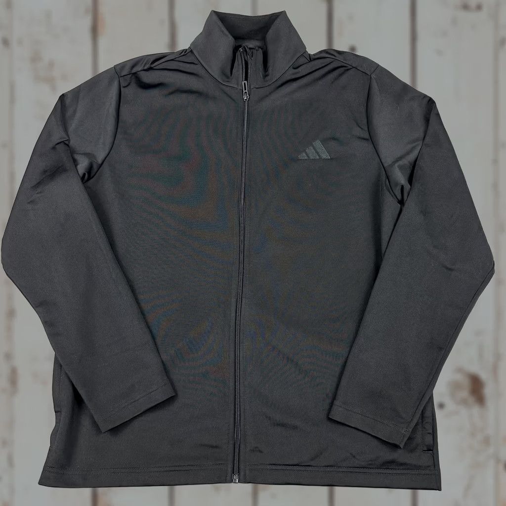 Adidas Adidas Track Jacket Men Large Black Full Zip Lightweight Training Pockets L Size US L / EU 52-54 / 3 - 1 Thumbnail