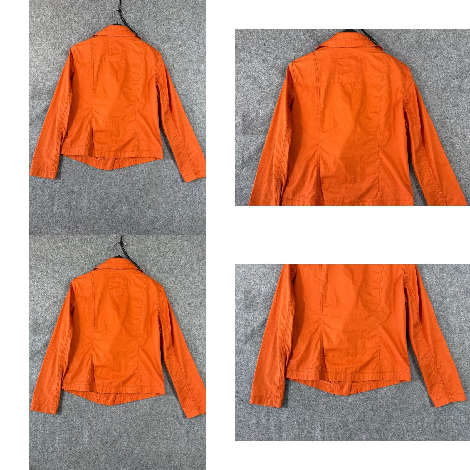 Michael Kors Michael Kors Jacket Womens M Burnt Orange Asymmetrical Full Zip Lightweight Shirt Mens Womens? Size M / US 6-8 / IT 42-44 - 8 Thumbnail
