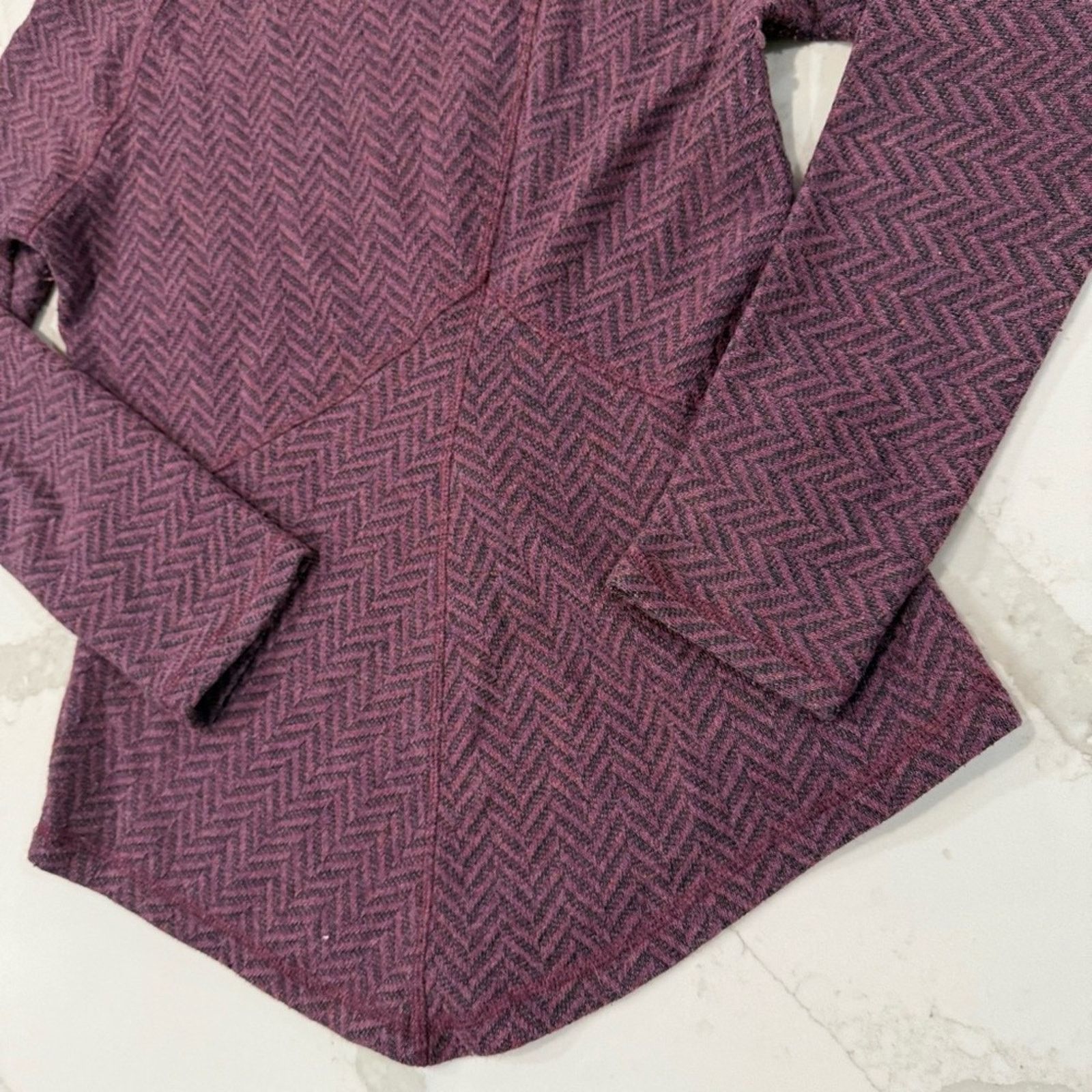 Prana Prana Funnel Neck Chevron Wool Blend Sweater Womens Medium Size M / US 6-8 / IT 42-44 - 8 Thumbnail