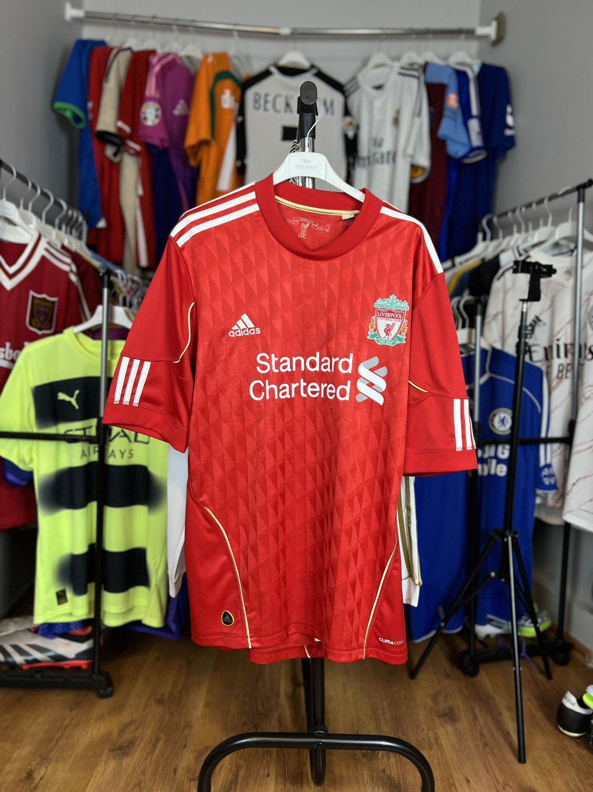 Adidas Soccer Jersey Adidas Liverpool 2010/11 Luis Suárez #7 Size US L / EU 52-54 / 3 - 2 Thumbnail
