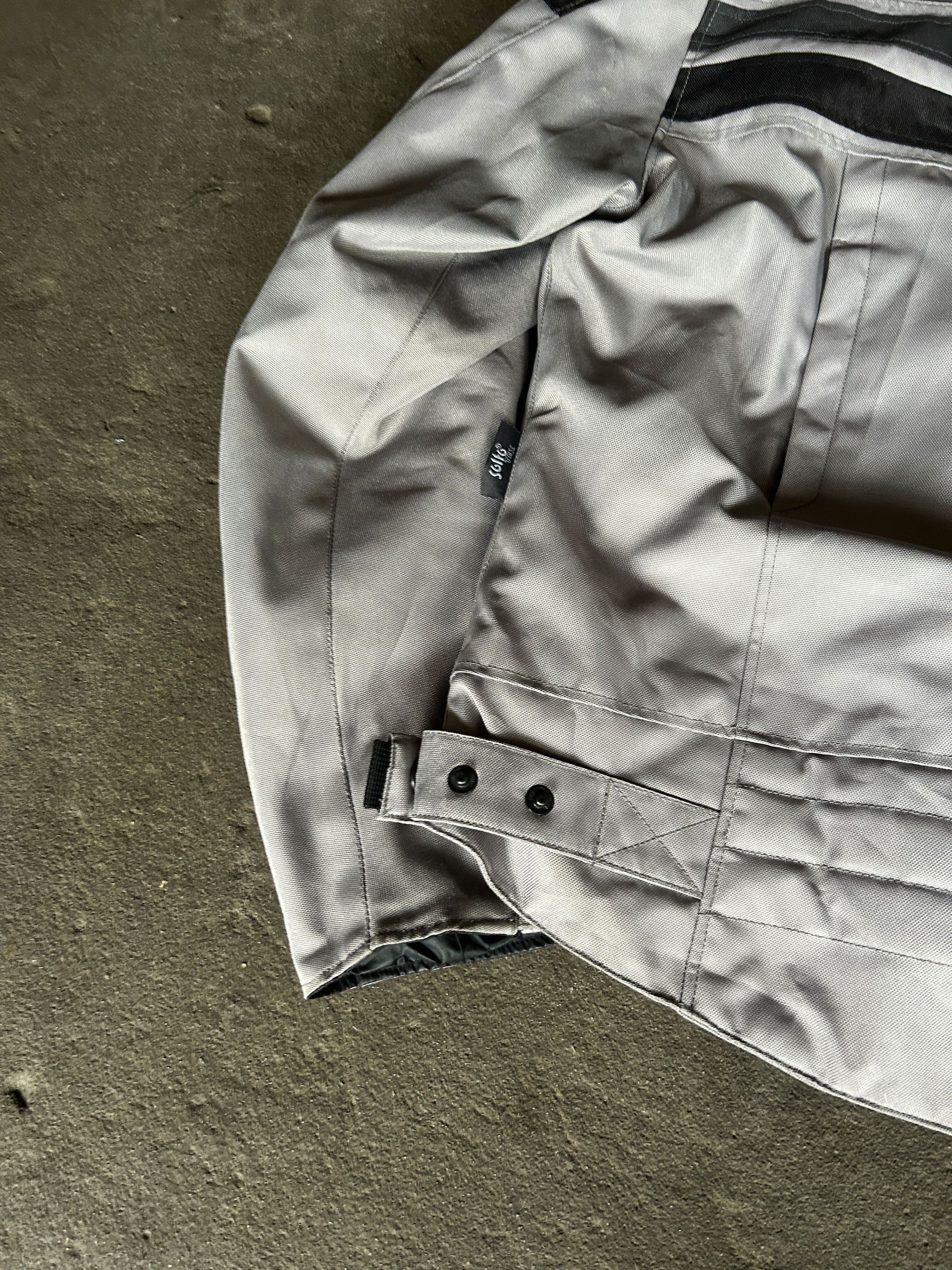 Vintage IXS Silver Grey Motorcycle Racing Jacket Biker Moto Style Size US XL / EU 56 / 4 - 11 Thumbnail