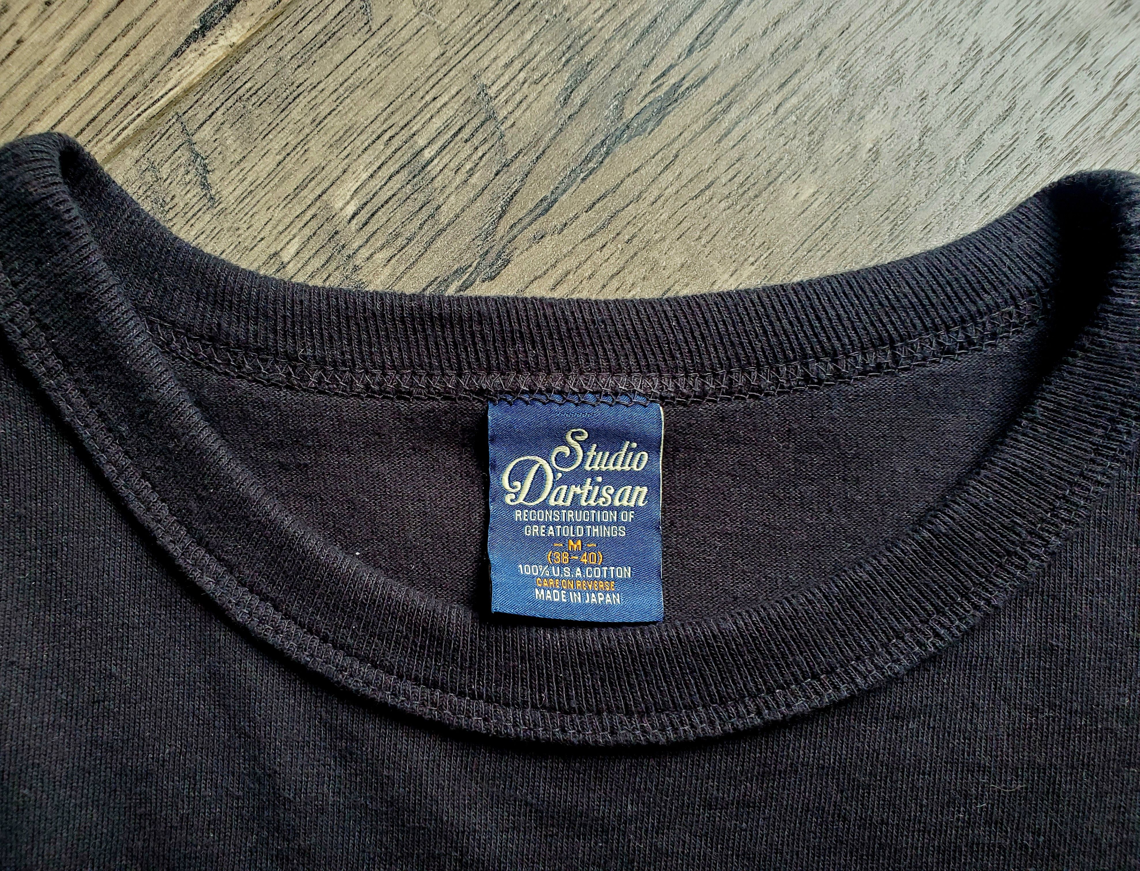 Studio D'Artisan "Kurozome" 7oz Gradient Loopwheel Tee Size US M / EU 48-50 / 2 - 4 Thumbnail