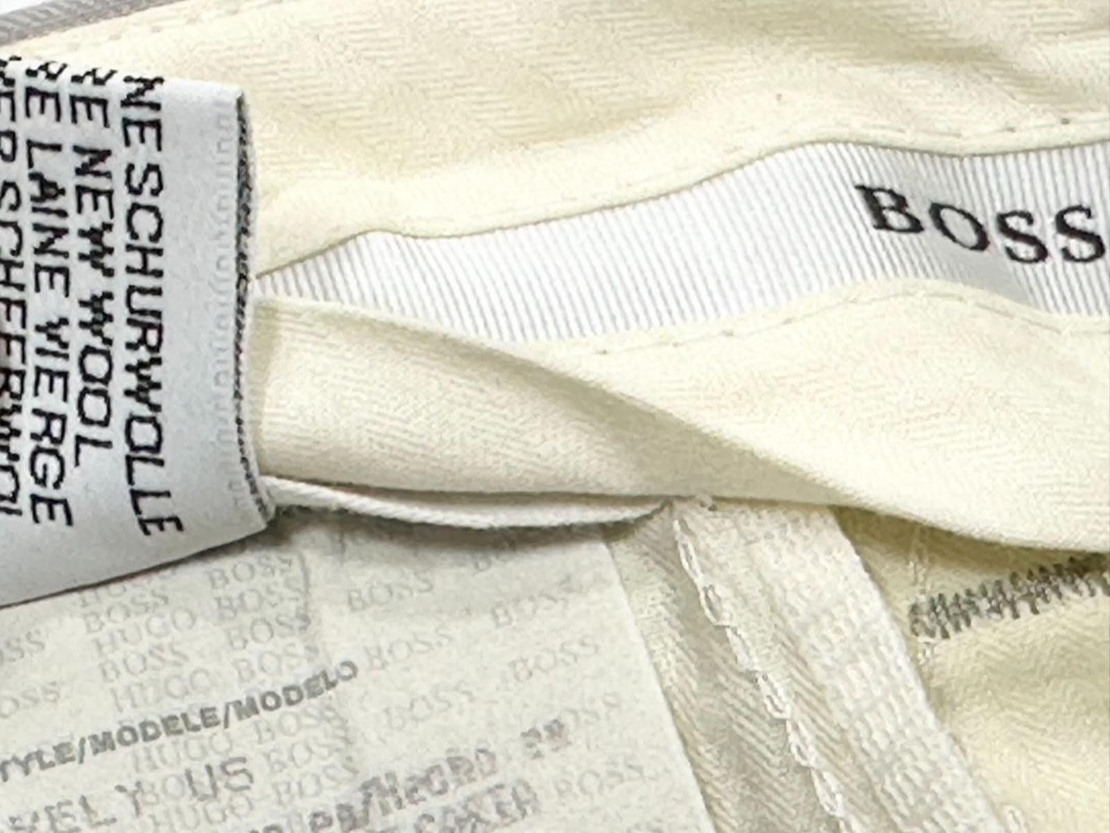 Hugo Boss Hugo Boss Vasarely Flat Virgin Wool Dress Pants Gray 38/30 Size US 38 / EU 54 - 8 Thumbnail