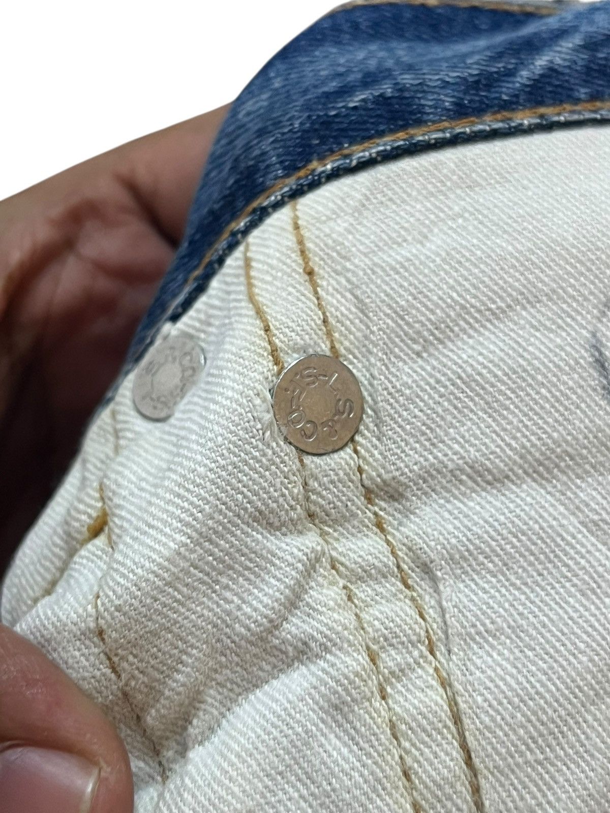 Levi's Vintage Clothing Vintage Levi’s Scovill Big E Selvedge Shorts Denim Size US 29 - 7 Thumbnail