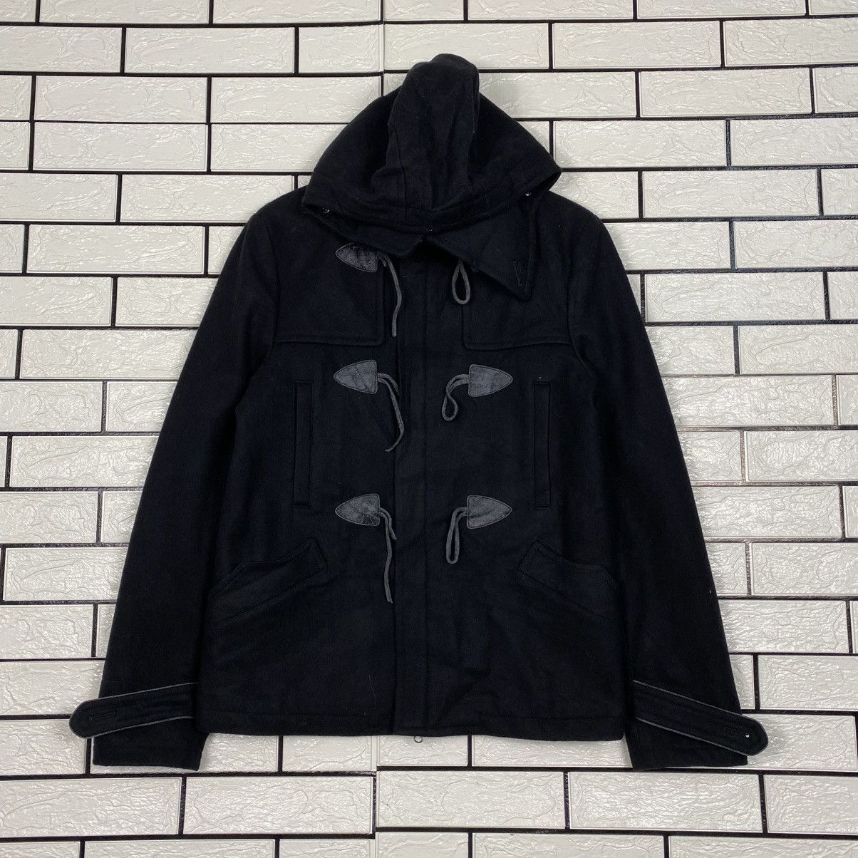 PPFM 📌Biker Wool Duffle Jacket PPFM Bondage Issey Miyake Size US L / EU 52-54 / 3 - 2 Thumbnail
