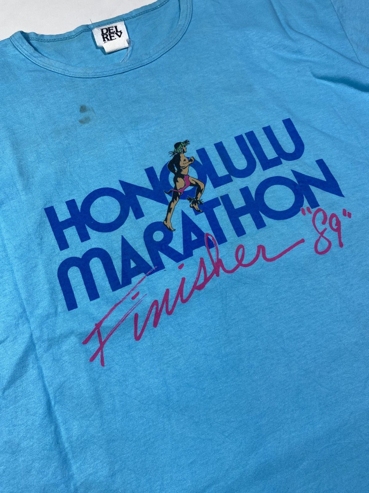 Vintage Vintage Single Stitch Honolulu Marathon Finisher Hawaii 1989 Size US S / EU 44-46 / 1 - 2 Thumbnail