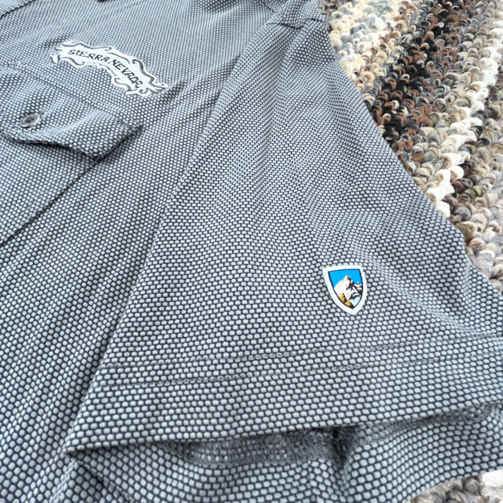 Vintage Kuhl Polo Shirt Large Gray Polo Shirt Gray Kuhl Logo Pockets Outdoors Hiking Sierra Nevada Adult Nike? Size US L / EU 52-54 / 3 - 4 Thumbnail