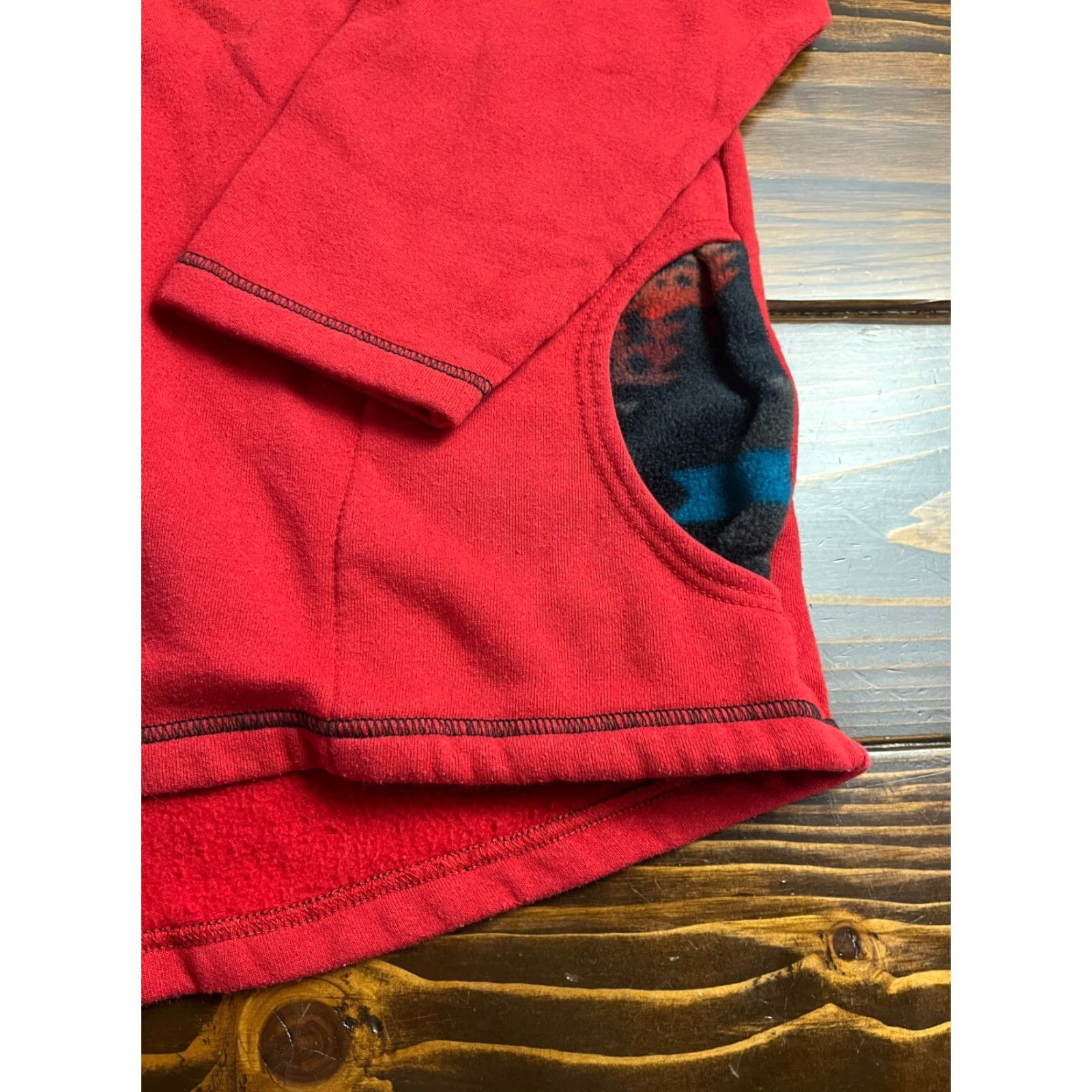 Vintage PFI Fashions, INC. Sweater Mens Large Red Aztec Pullover Vintage Size L / US 10 / IT 46 - 4 Thumbnail