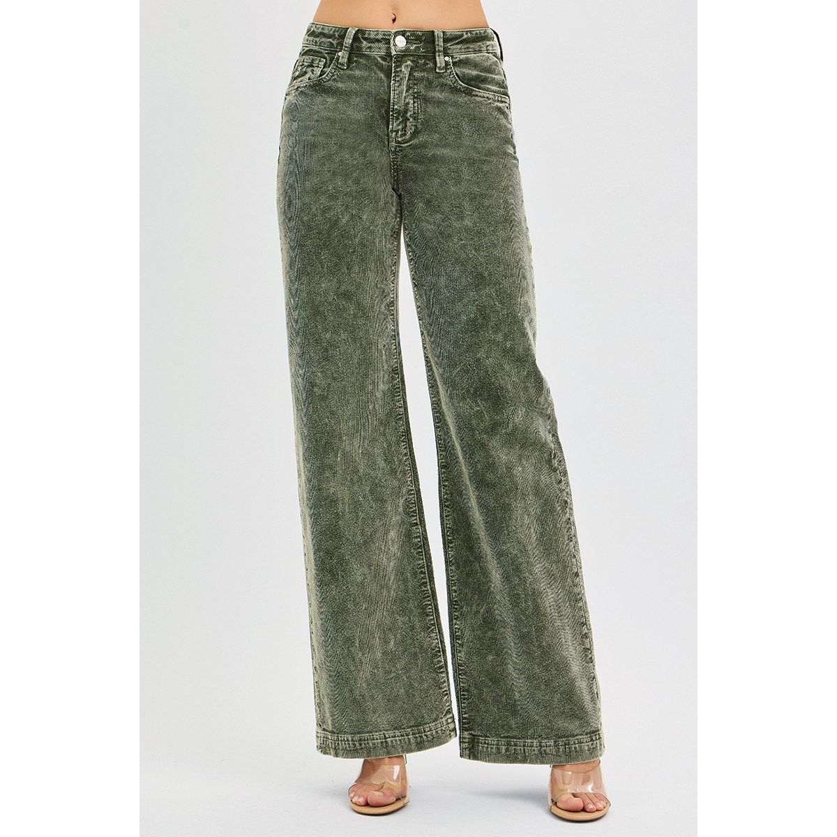 Other RISEN High Rise Wide Leg Corduroy Jeans - Plus Size 2XL Size 36" / US 14 / IT 50 - 1 Thumbnail
