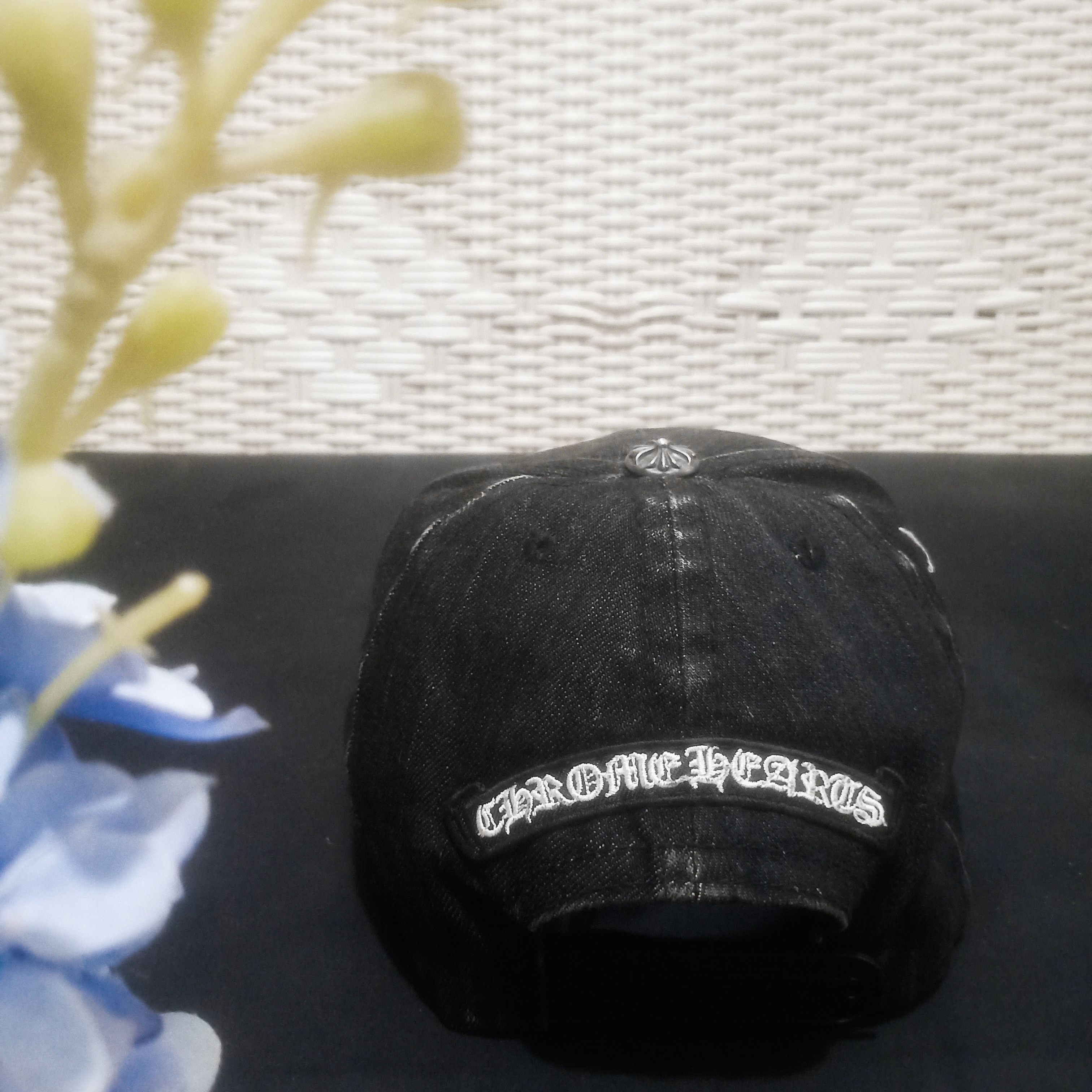 Chrome Hearts × Vintage Vintage 2000s Chrome Hearts Washed Denim Horseshoe Logo Size ONE SIZE - 3 Thumbnail