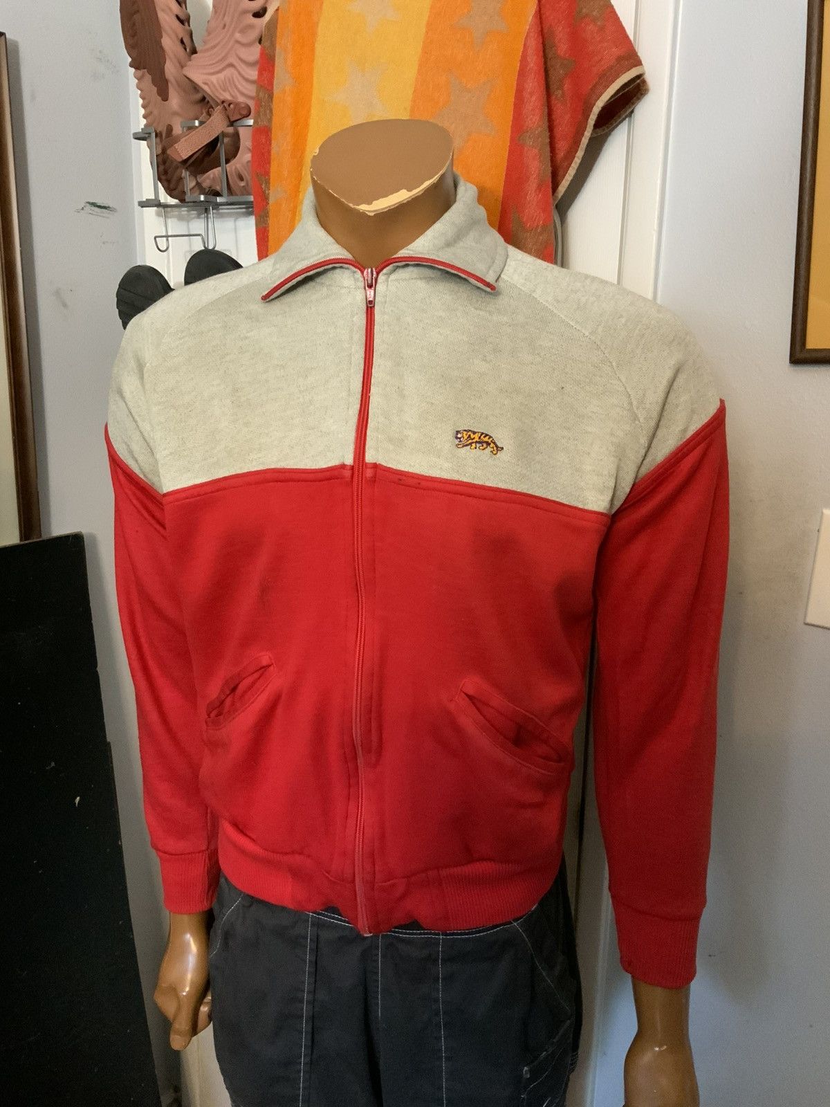 Champion Vintage 80s Champion Tiger Embroidered Full Zip Track Jacket Size US M / EU 48-50 / 2 - 15 Thumbnail