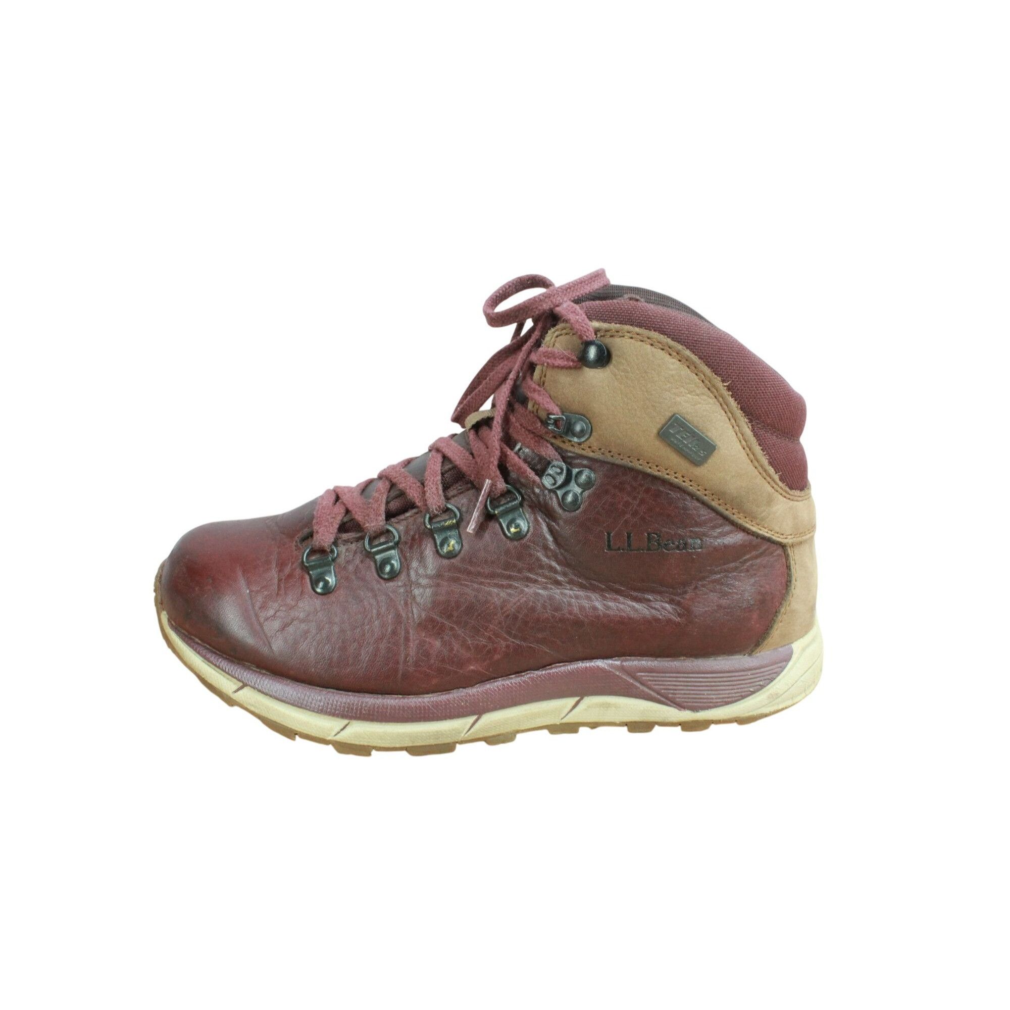 L.L. Bean LL Bean Alpine Burgundy Leather Waterproof Hiking Boots Wome Size US 9.5 / IT 39.5 - 1 Thumbnail
