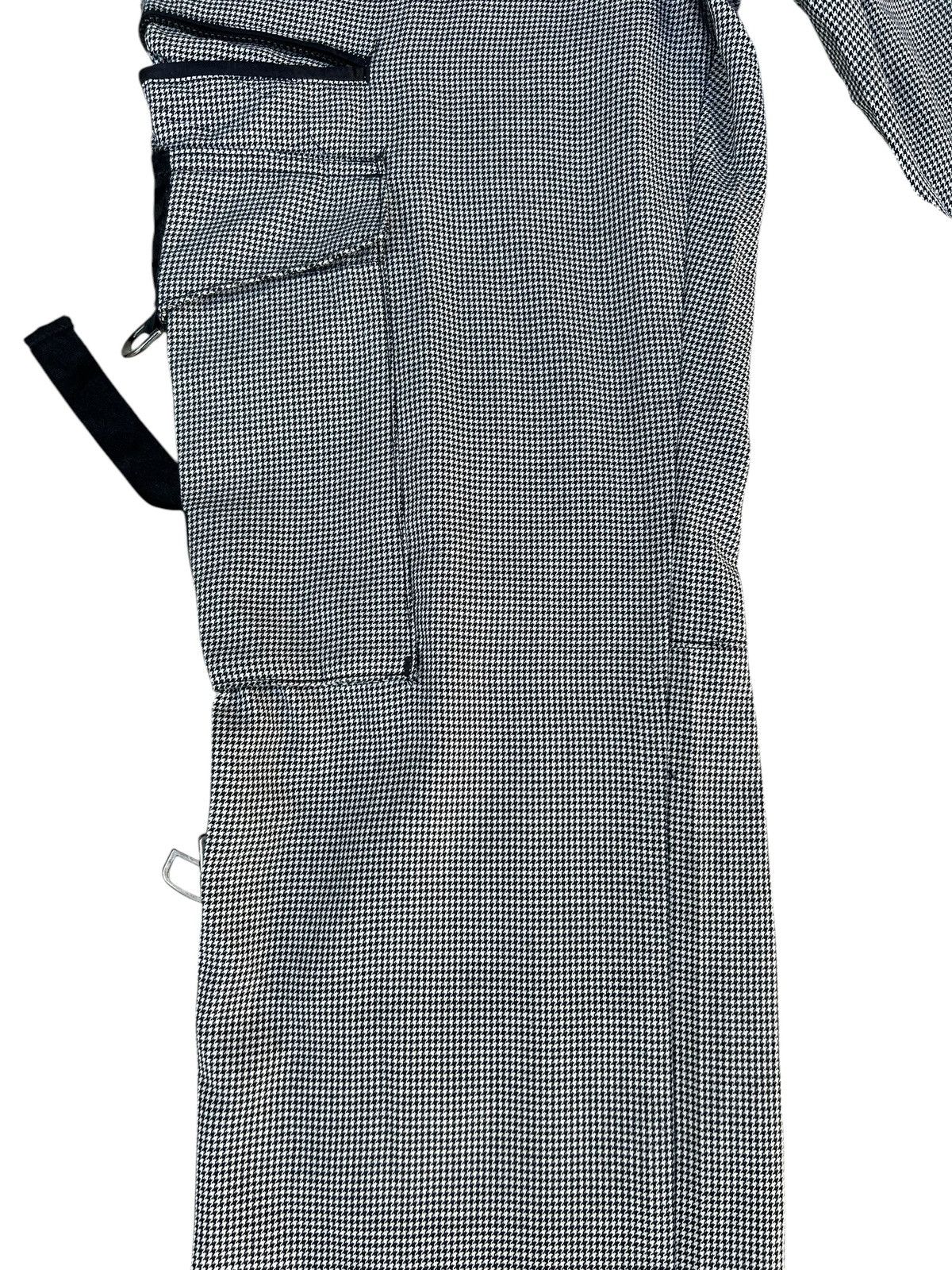 Nicole Club Nicole Hideaways Japan Houndstooth Cargo Flare Trouser Pant Size US 30 / EU 46 - 7 Thumbnail