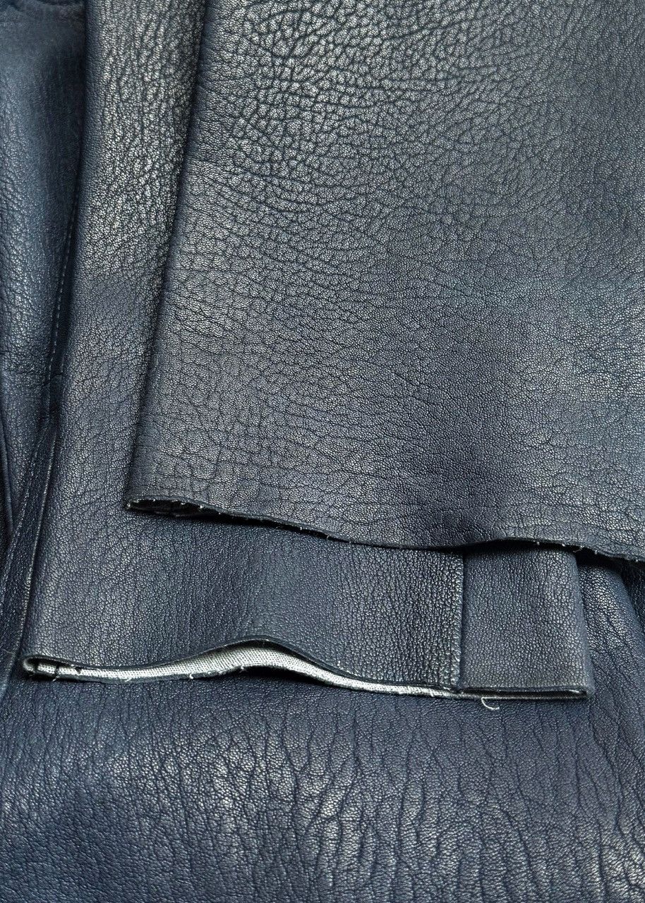 Louis Vuitton Louis Vuitton 2013 Navy Blue Lambskin Leather Leggings Size 27" / US 4 / IT 40 - 5 Thumbnail