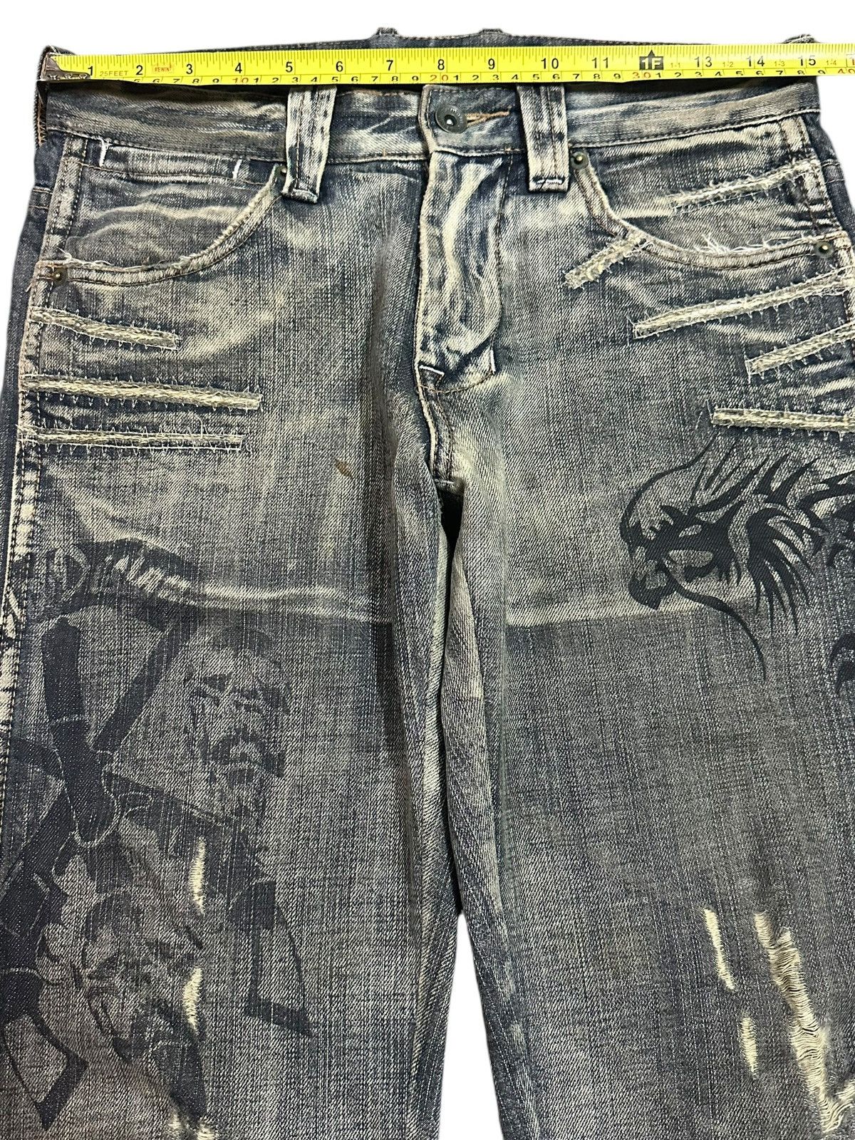 Japanese Brand Semantic Design Mud Wash Denim Size US 30 / EU 46 - 13 Thumbnail