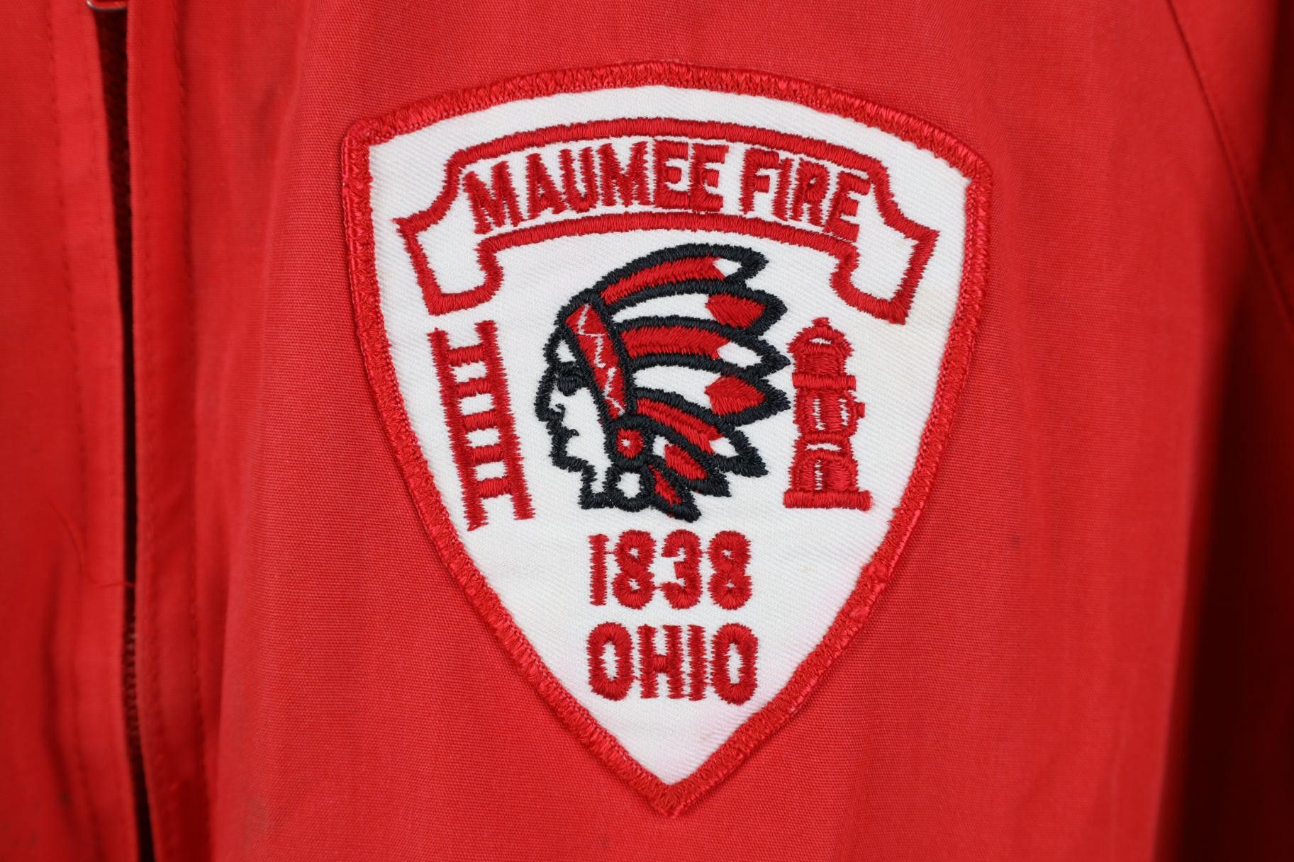 Vintage Vintage 70s 80s Fire Department Cafe Racer Bomber Jacket Red Size US L / EU 52-54 / 3 - 4 Thumbnail