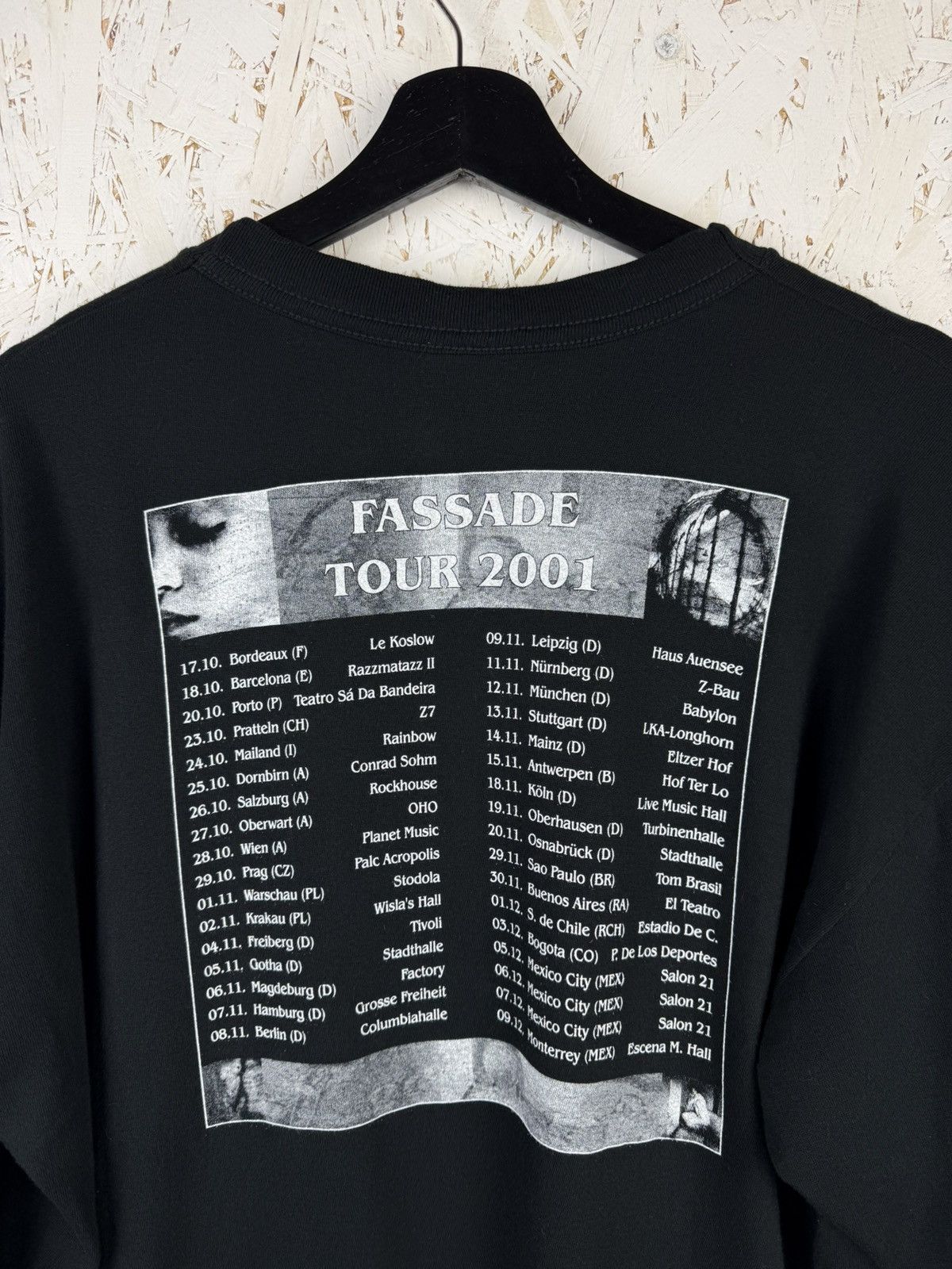 Band Tees Vintage Lacrimosa 2001 Fassade Tour Gothic Metal Long Sleeve Size US XL / EU 56 / 4 - 6 Thumbnail
