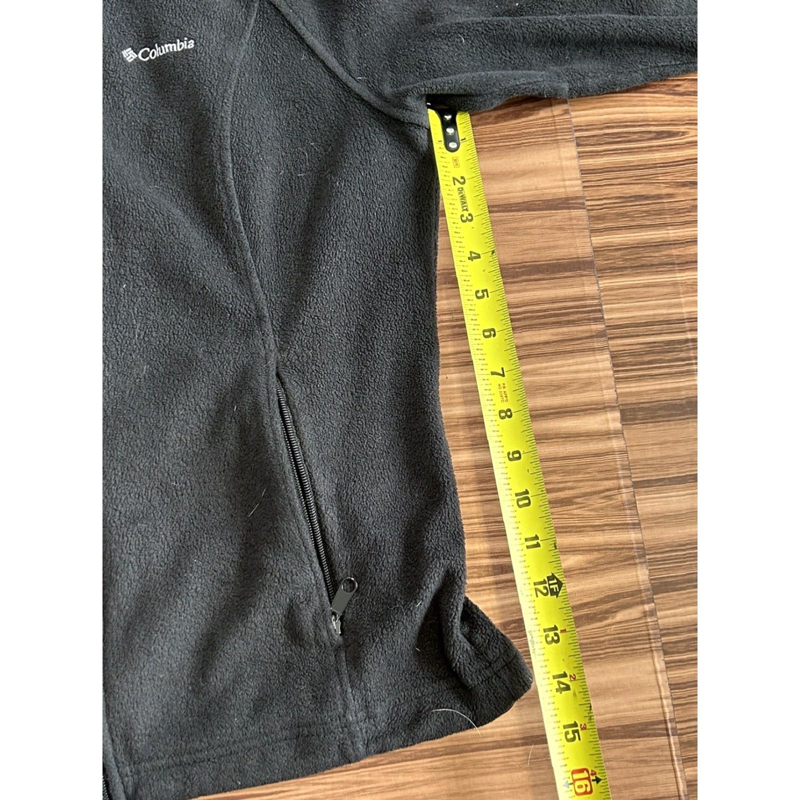 Vintage Columbia Jacket Womens Fleece Full Zip Black Size Medium Size M / US 6-8 / IT 42-44 - 3 Thumbnail