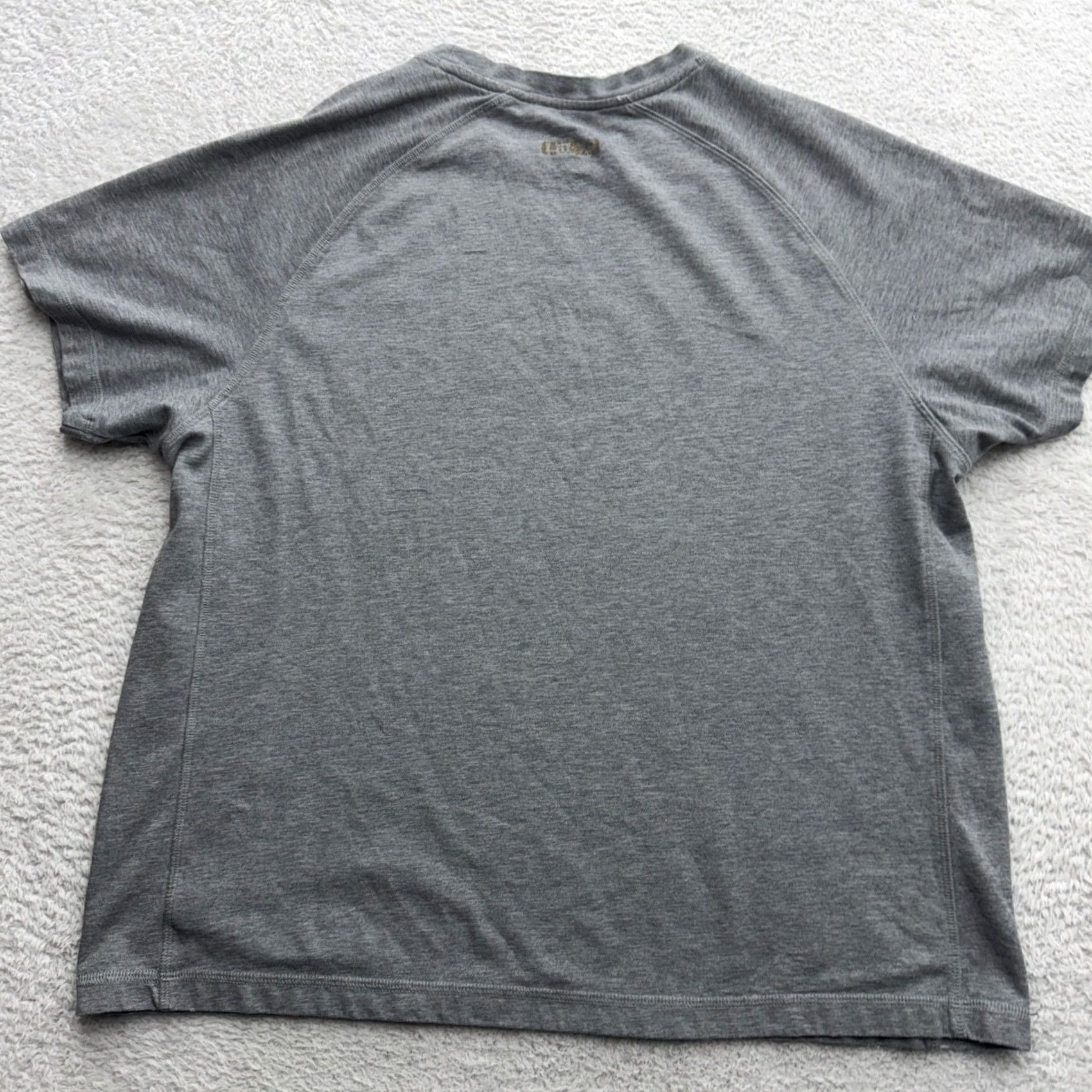 Life is Good VINTAGE Life is Good GoodMove Mens Large Grey Run Graphic Performance Raglan T-Shirt Size US L / EU 52-54 / 3 - 7 Thumbnail
