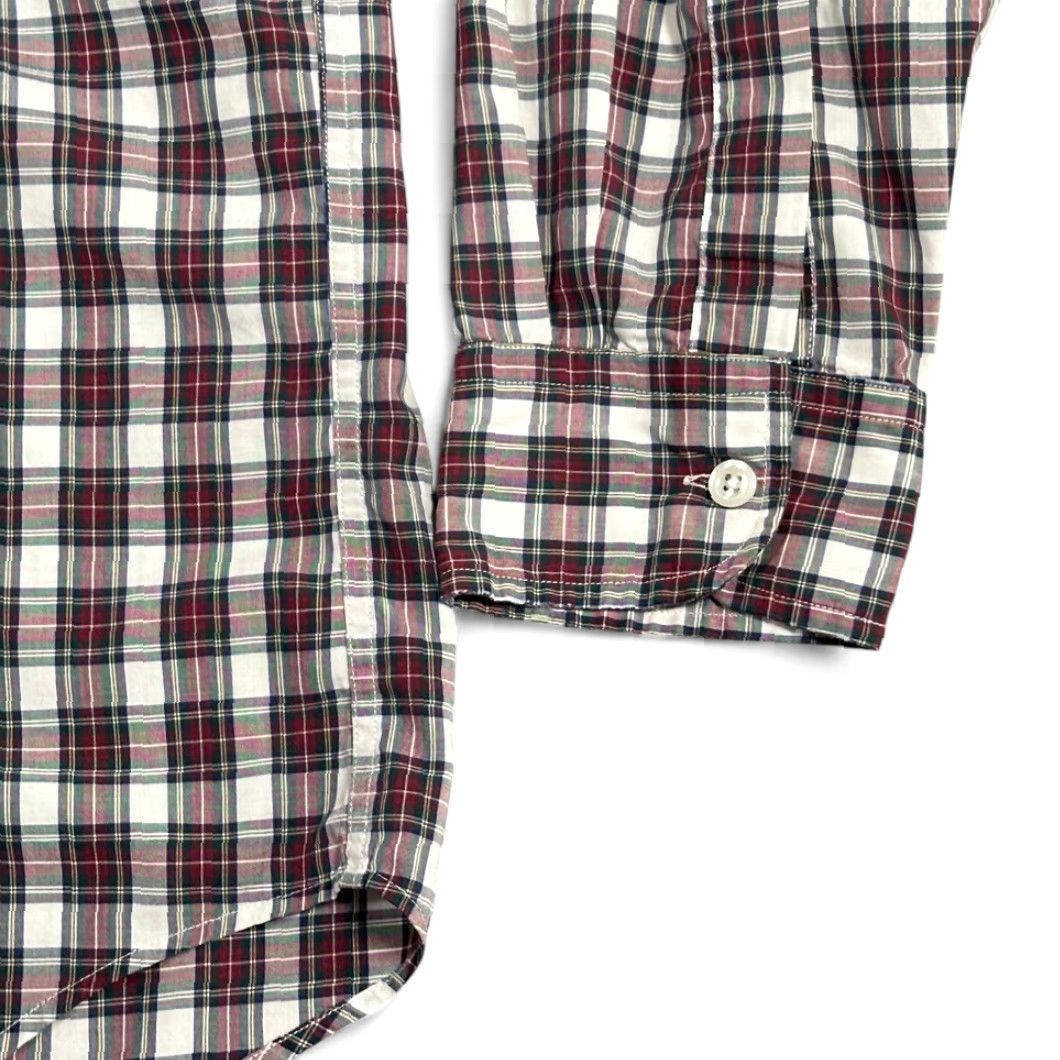 Vintage VINTAGE LL Bean Shirt Adult LARGE White Red Plaid Single Needle Tailoring 80s Shirts Mens Size US L / EU 52-54 / 3 - 6 Thumbnail