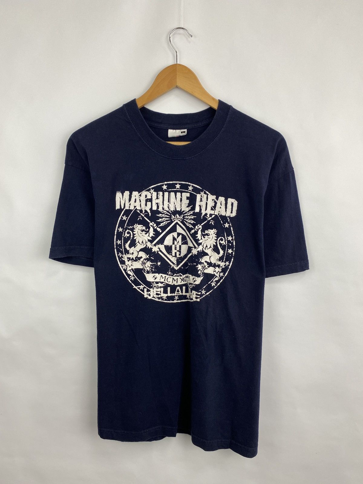 Band Tees Vintage 90s Machine Head Europe Tour T-Shirt Band Rock Rare Size US L / EU 52-54 / 3 - 5 Thumbnail