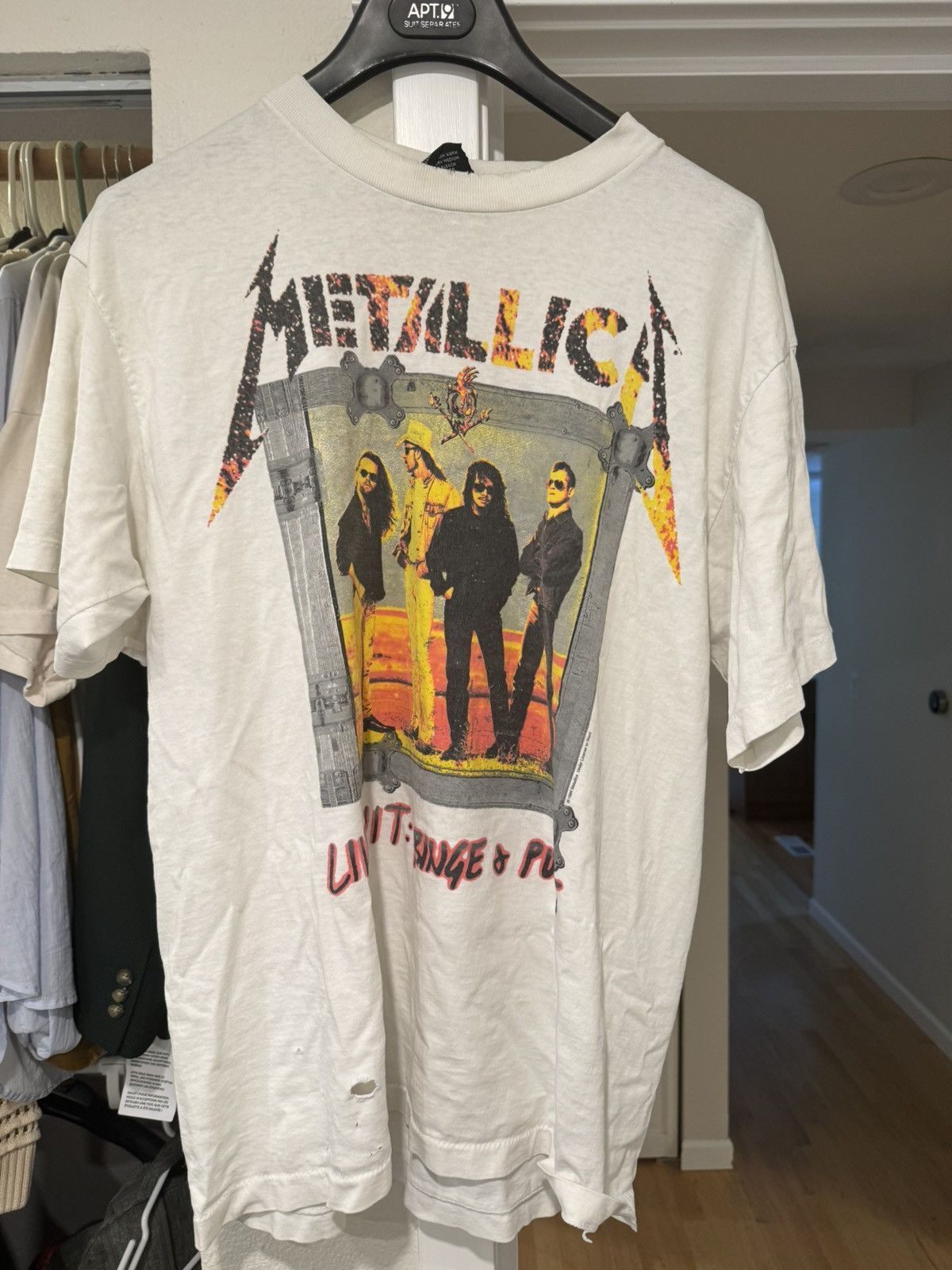 Vintage Metallic Live Shit 94 Vintage T shirt Size US XL / EU 56 / 4 - 1 Thumbnail