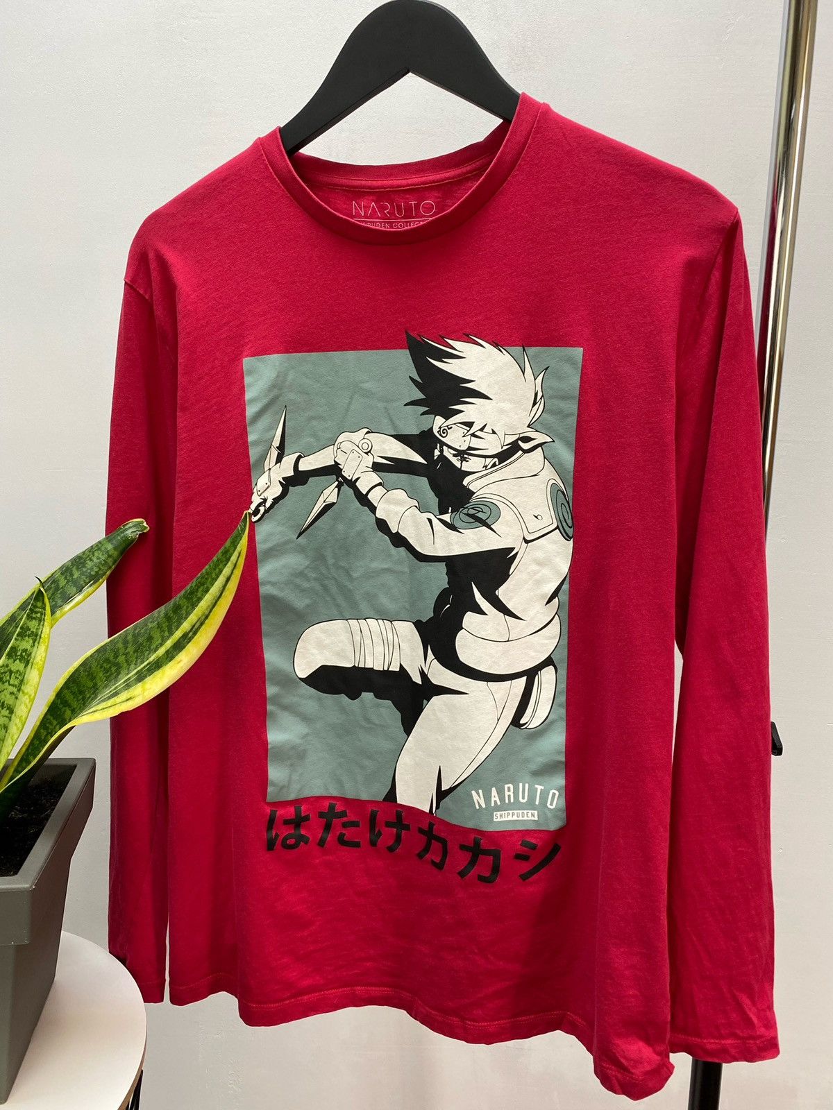 Anime × Japanese Brand × Vintage Naruto Shippuden Kakashi Hatake Long Sleeve T Shirt Size US L / EU 52-54 / 3 - 6 Thumbnail