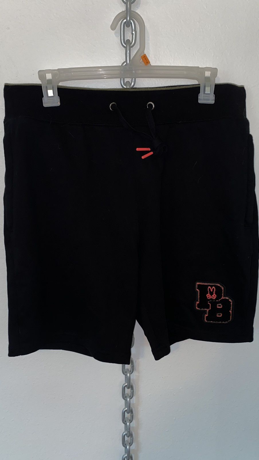 Designer × Polo Ralph Lauren × Psycho Bunny Psycho Bunny College Logo Sweat Shorts Size US 32 / EU 48 - 1 Thumbnail