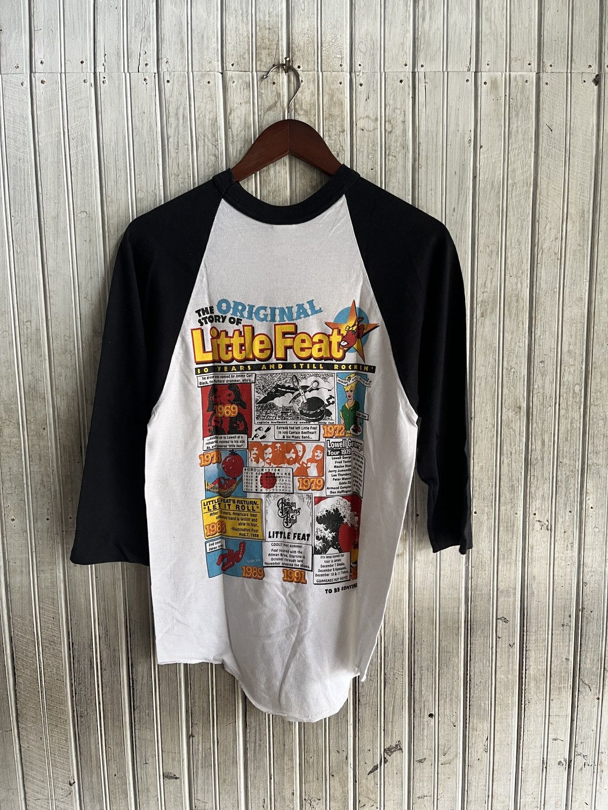 Band Tees Rare vintge Raglan t shirt Little Feat Size US S / EU 44-46 / 1 - 3 Thumbnail